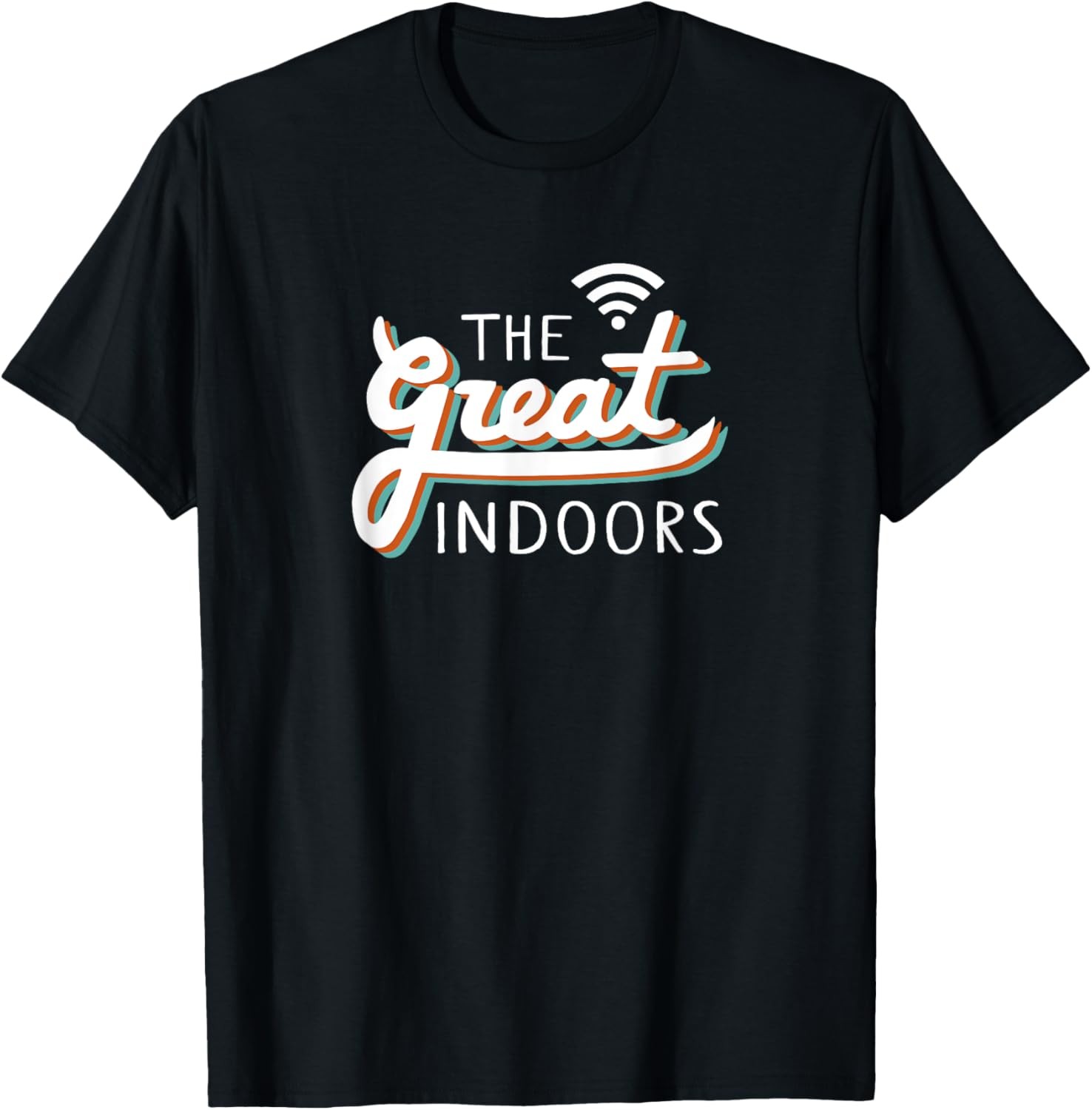 The Great Indoors WiFi Funny Introvert T-Shirt
