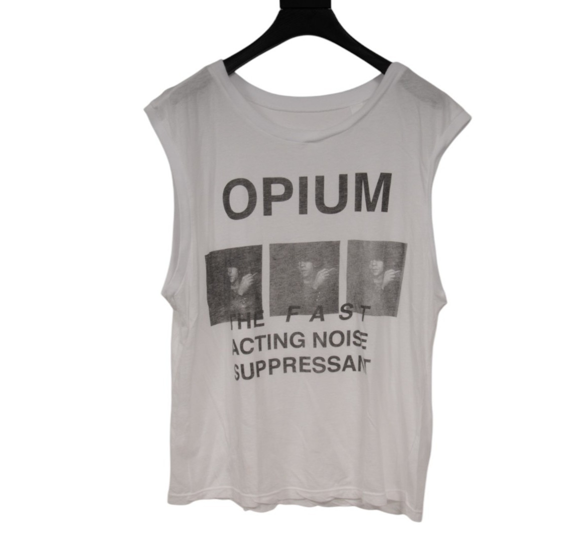 Enfants Riches Deprimes Opium Tank Top Large White Cotton ERD Sleeveless Shirt