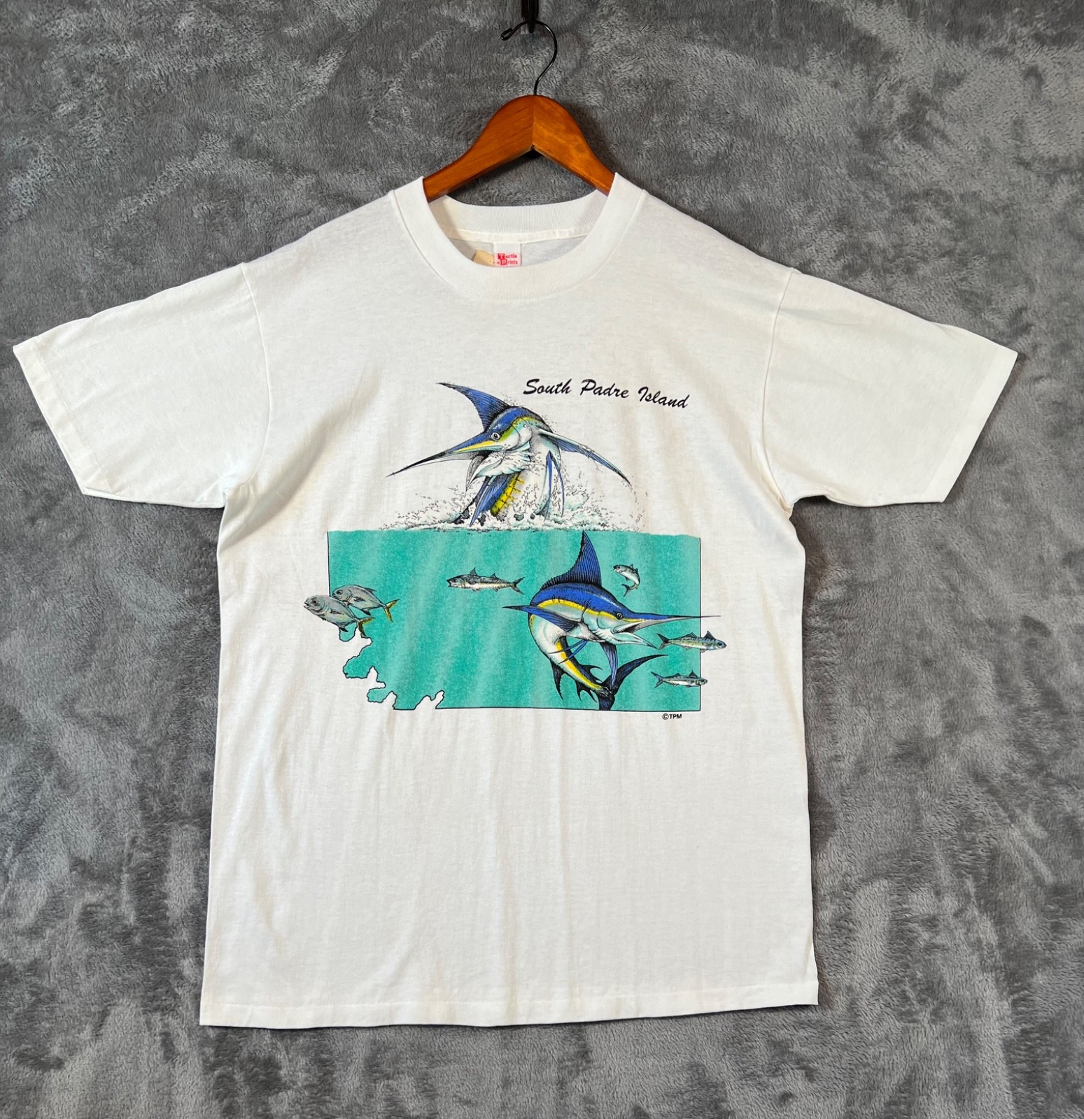 South Padre Island Single Stitch T Shirt Adult XL Vintage Deadstock W/Tag USA