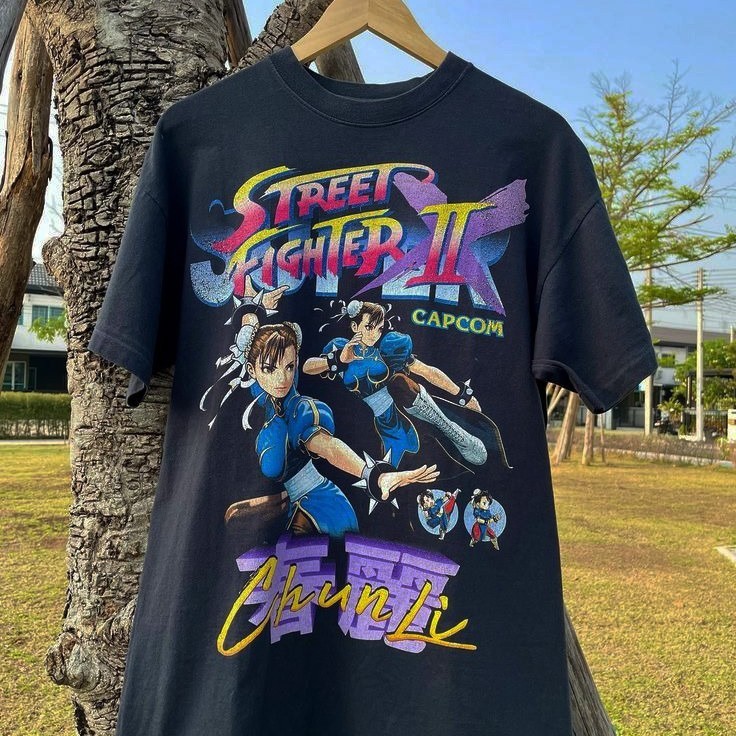 Street Fighter 2 Chun Li Retro UNISEX T-SHIRT S-5XL