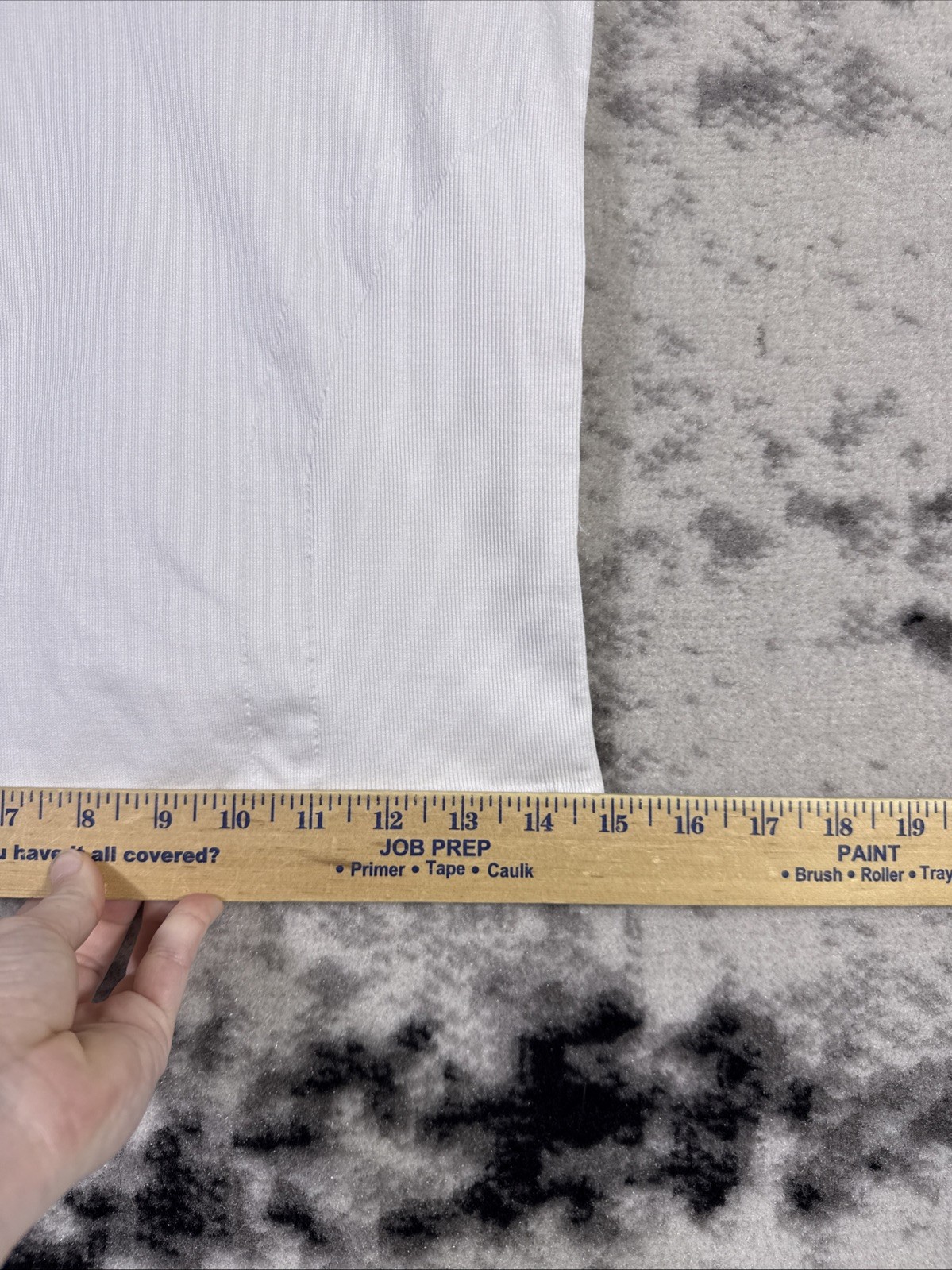 Spanx Ultra Sculpt Shirt Mens Size XXL White Short Sleeve Gym Training Nylon