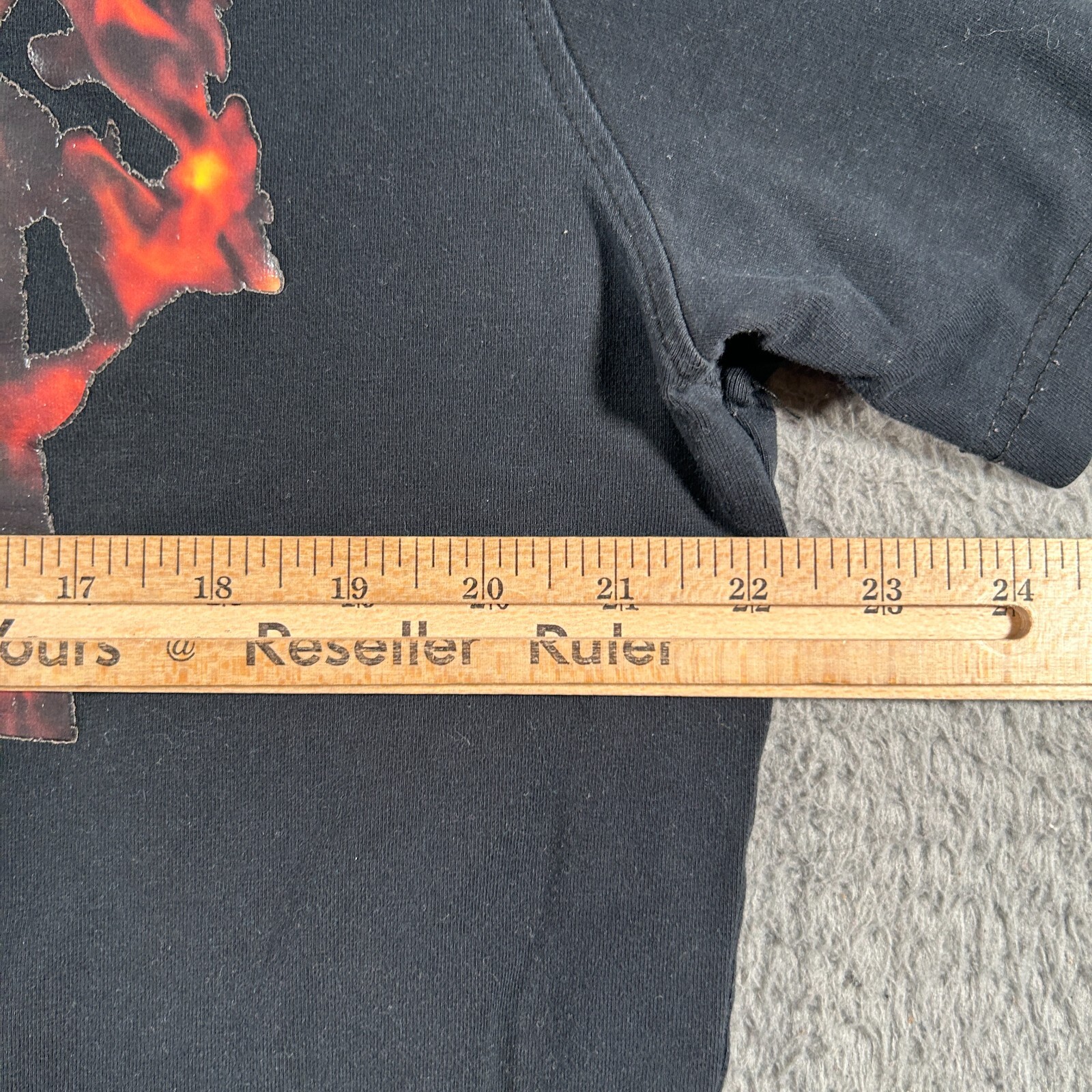 Vie Riche Shirt Men XL Black El Más Duro Flame Music Hip Hop Rock Pullover Tee