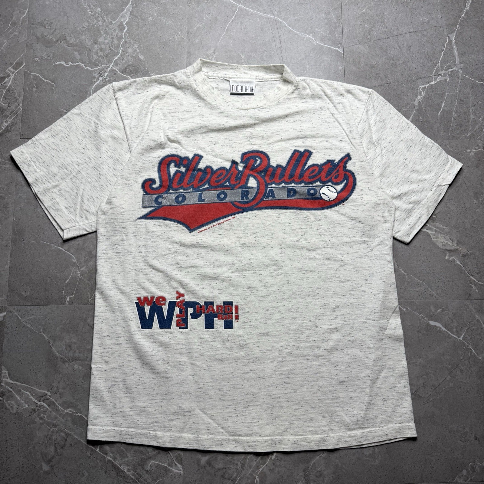 Vintage 90s Colorado Silver Bullets Female Baseball T-Shirt Adult Large