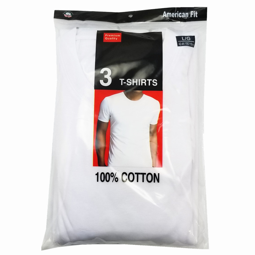 New 3-12 Pack Men’s 100% Cotton Tagless T-Shirt Undershirt Tee Plain White S-XL