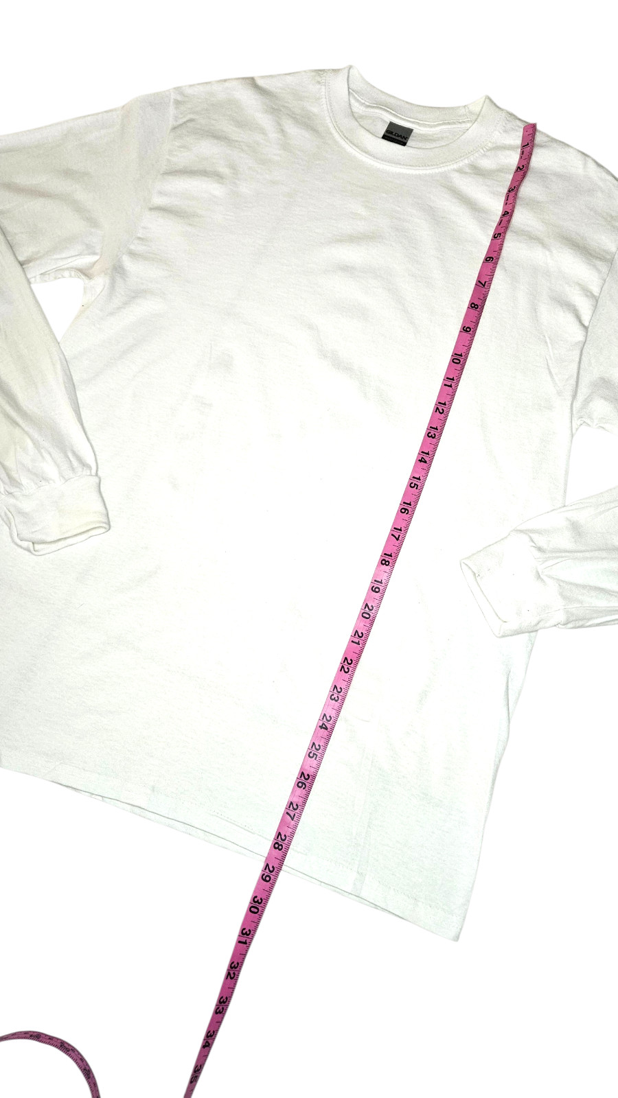 Gildan G540 Unisex Heavy Cotton Preshrunkt Crew Neck Long Sleeve T-Shirt print