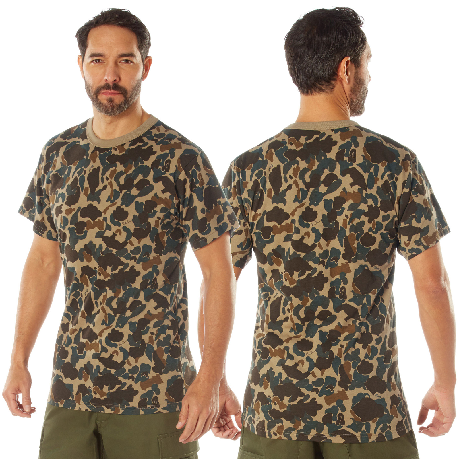 Rothco X Bear Archery Fred Bear Camo T-Shirt û Standard Fit Camouflage Shirt