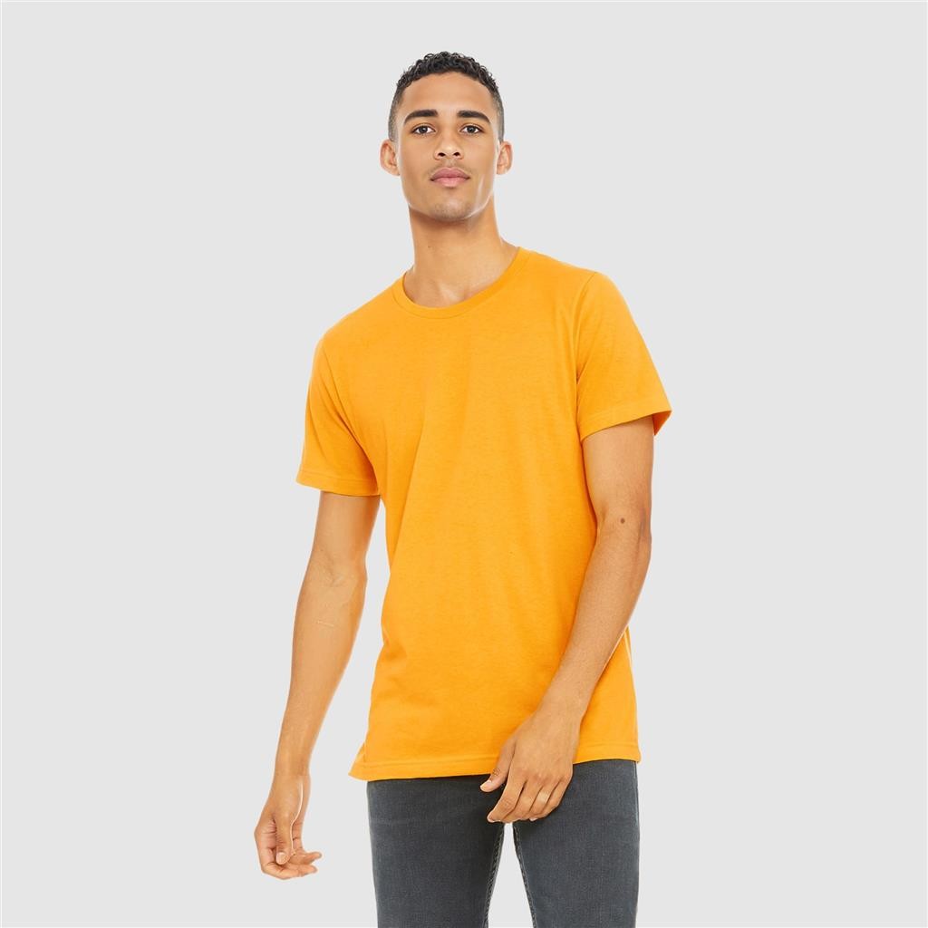 5 Pack Bella Canvas Mens T Shirts Short Sleeve Crew Neck Cotton Tees Medium B2
