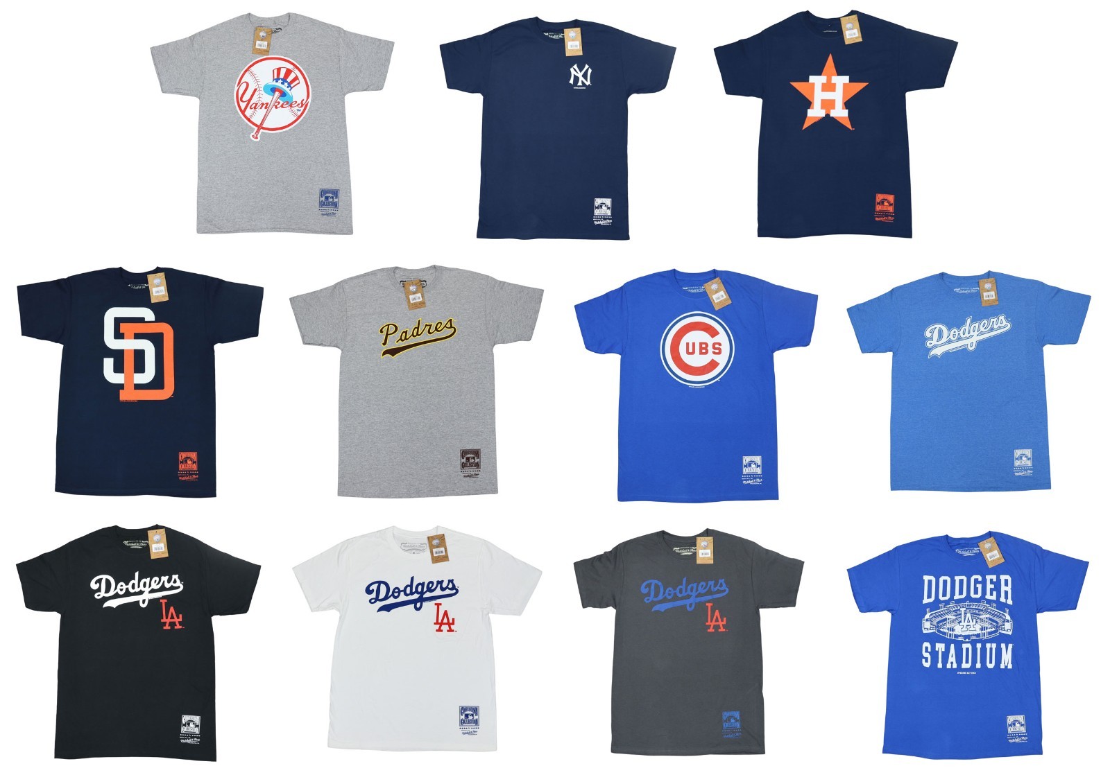 Mitchell & Ness MLB Cooperstown Collection Short Sleeve Crew Men’s T-Shirt NWT