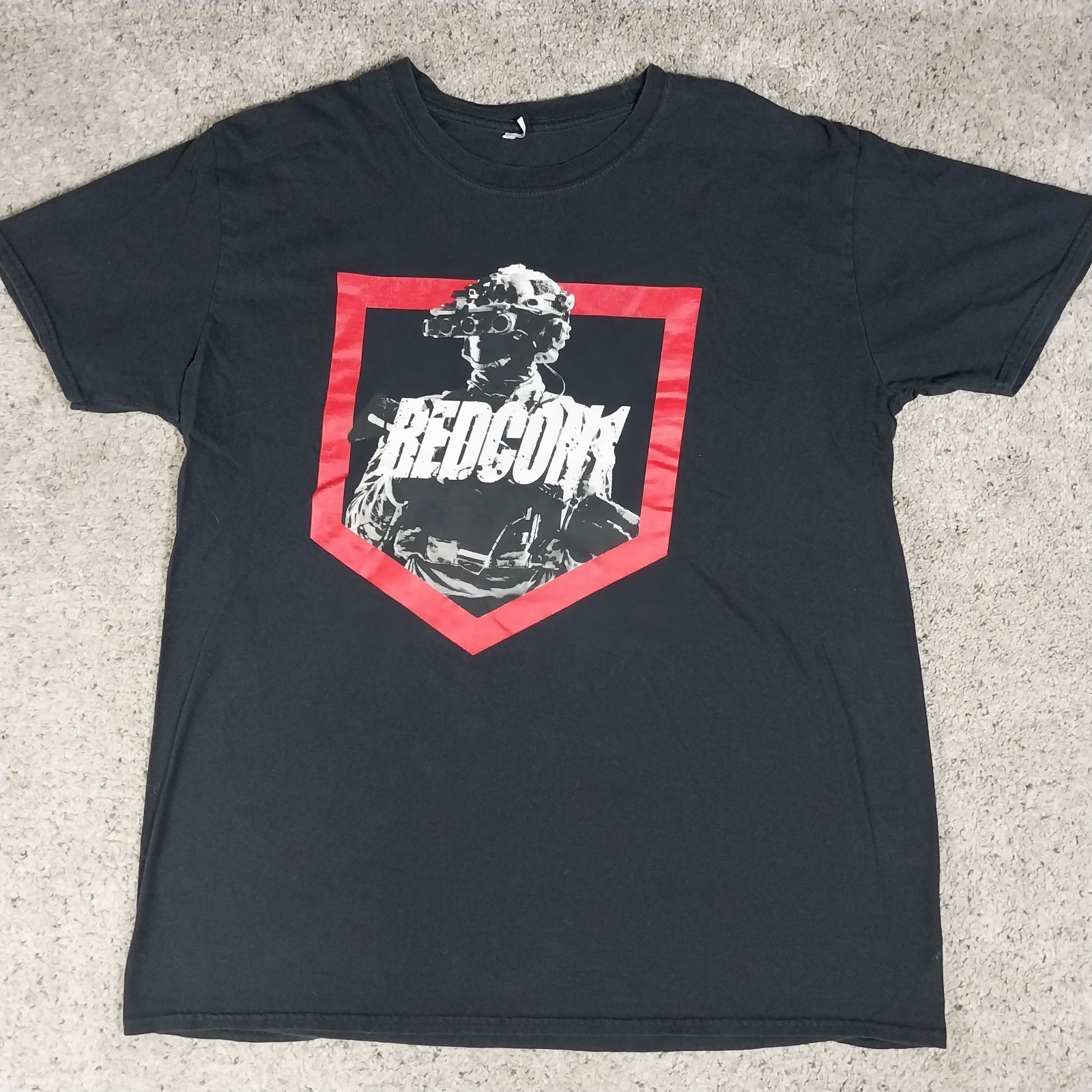 Recon1 Shirt XL Mens Black Short Sleeve Tactical Gear