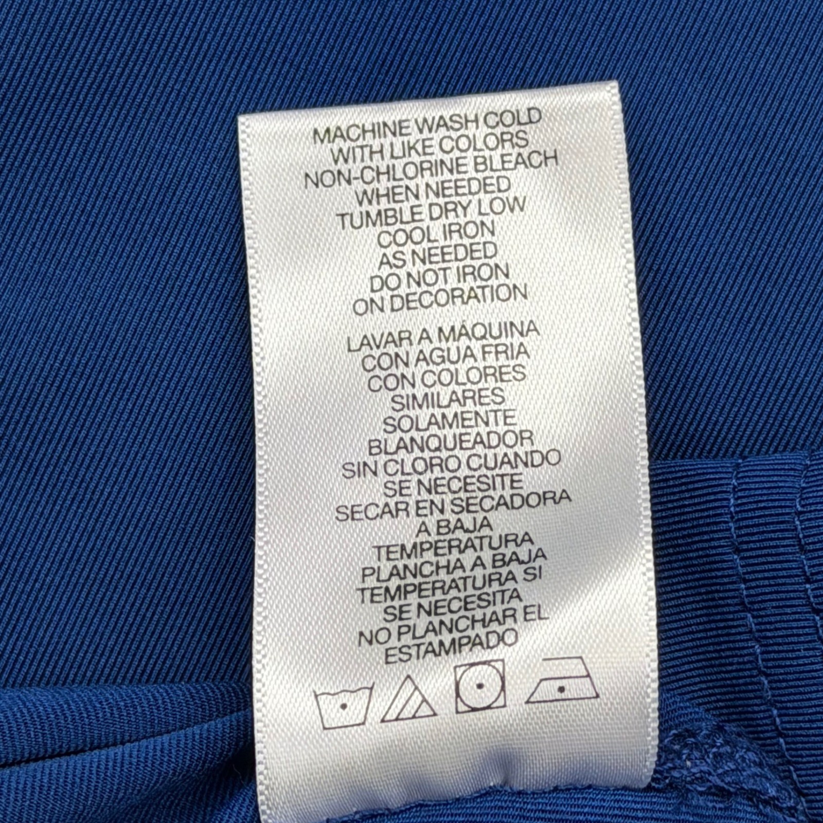 Champion Double Dry 516374 Mens XL Blue L/S Polyester/Spandex Performance Shirt