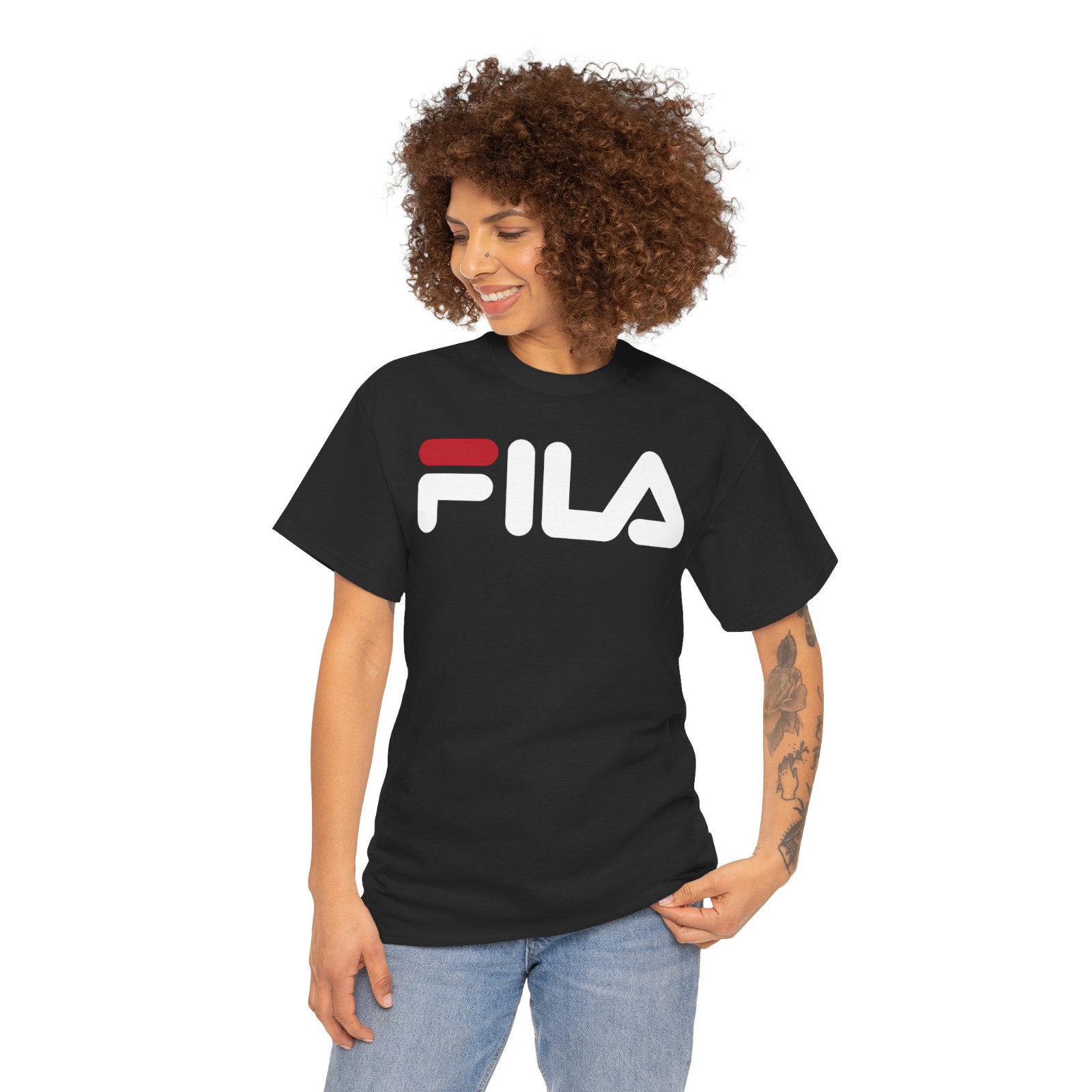 New Fila Sports Logo Men’s T-Shirt American Size S-5XL T-Shirt
