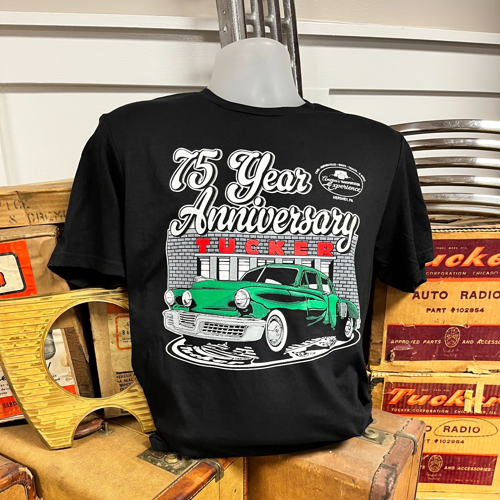 Official 1947 Tucker Torpedo / Automobile T-Shirt by Preston Tucker LLC