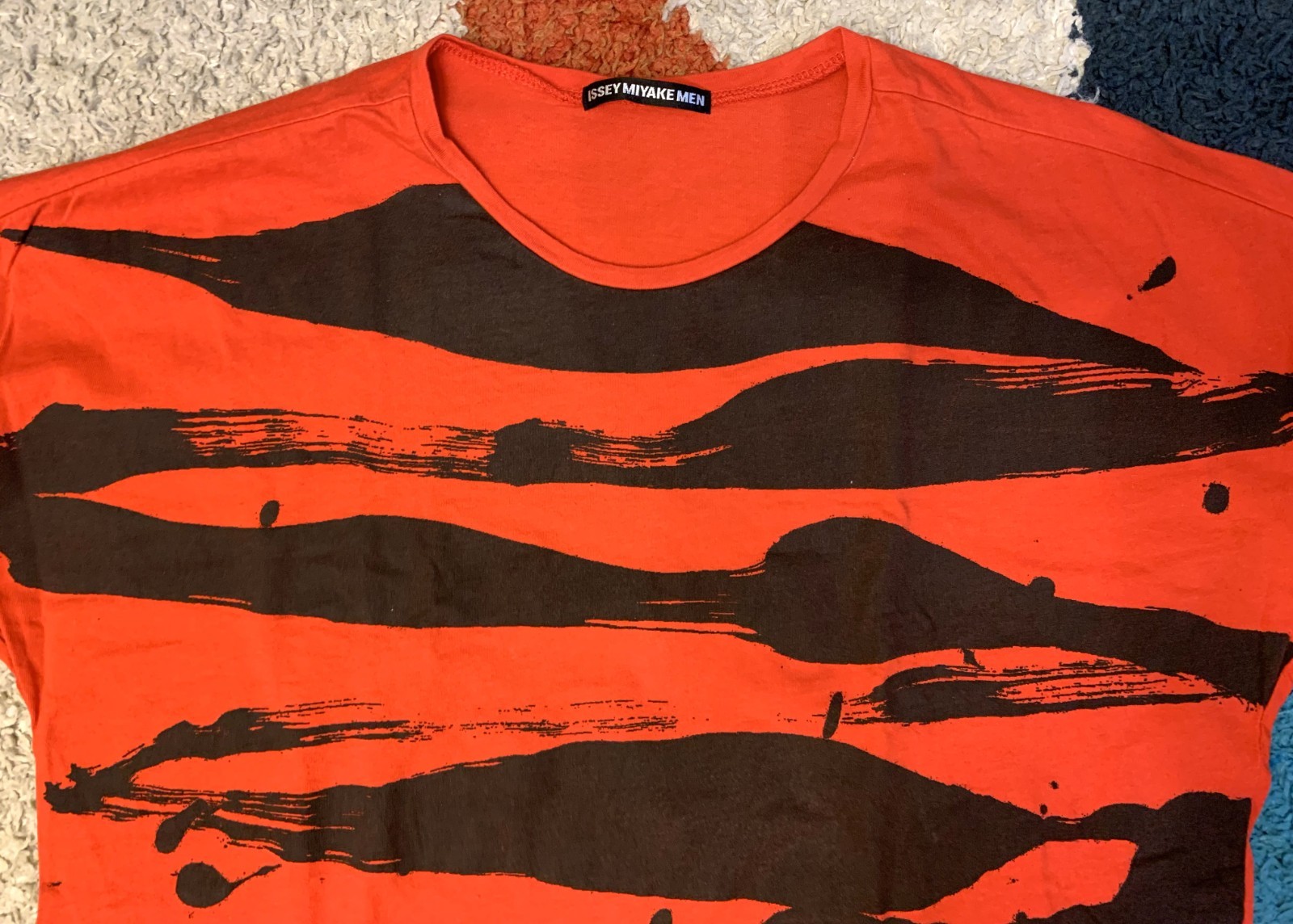 Issey Miyake Men 2023ss graphic t-shirt, size 2 (M)