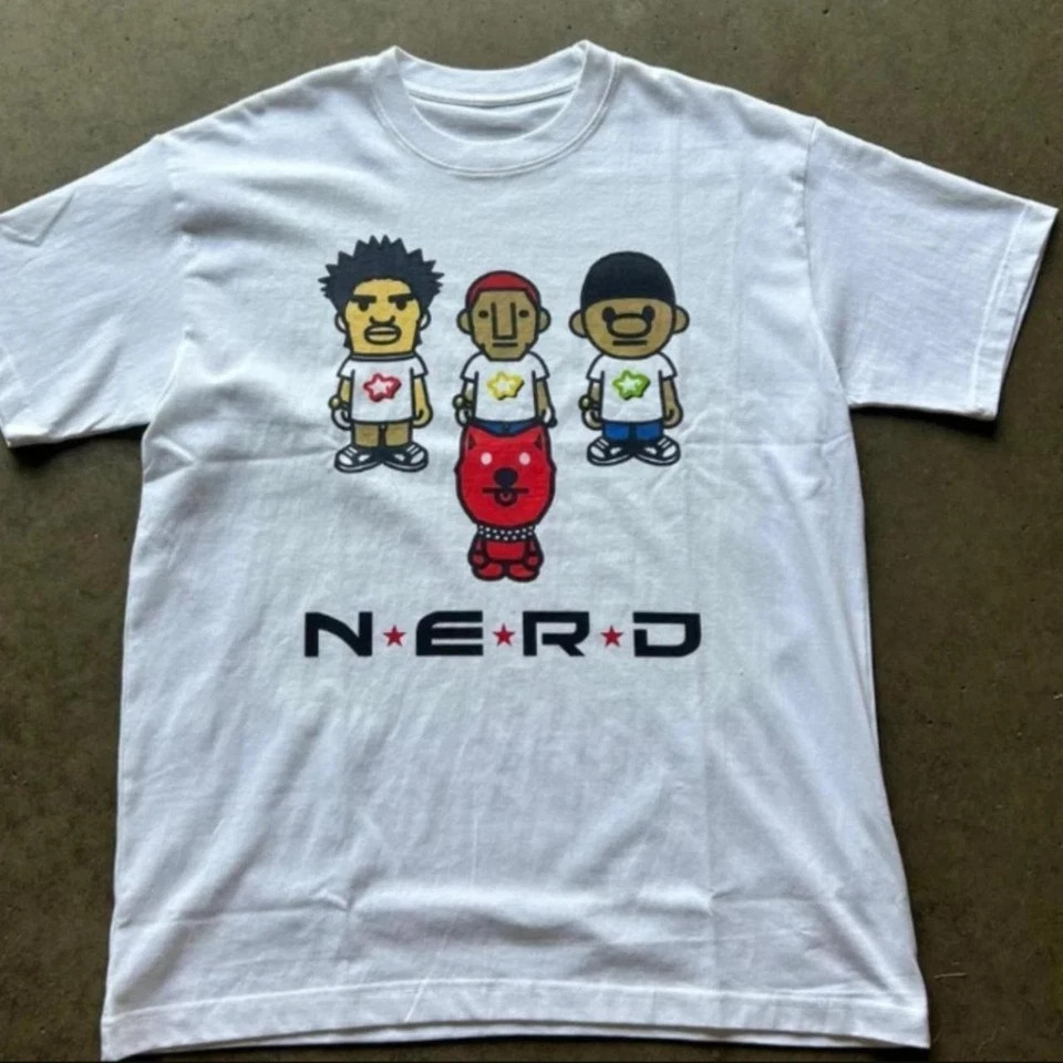 Vintage Band Tee Unisex NERD Pharrell In Search Of T-Shirt DM146 FREE SHIPPING
