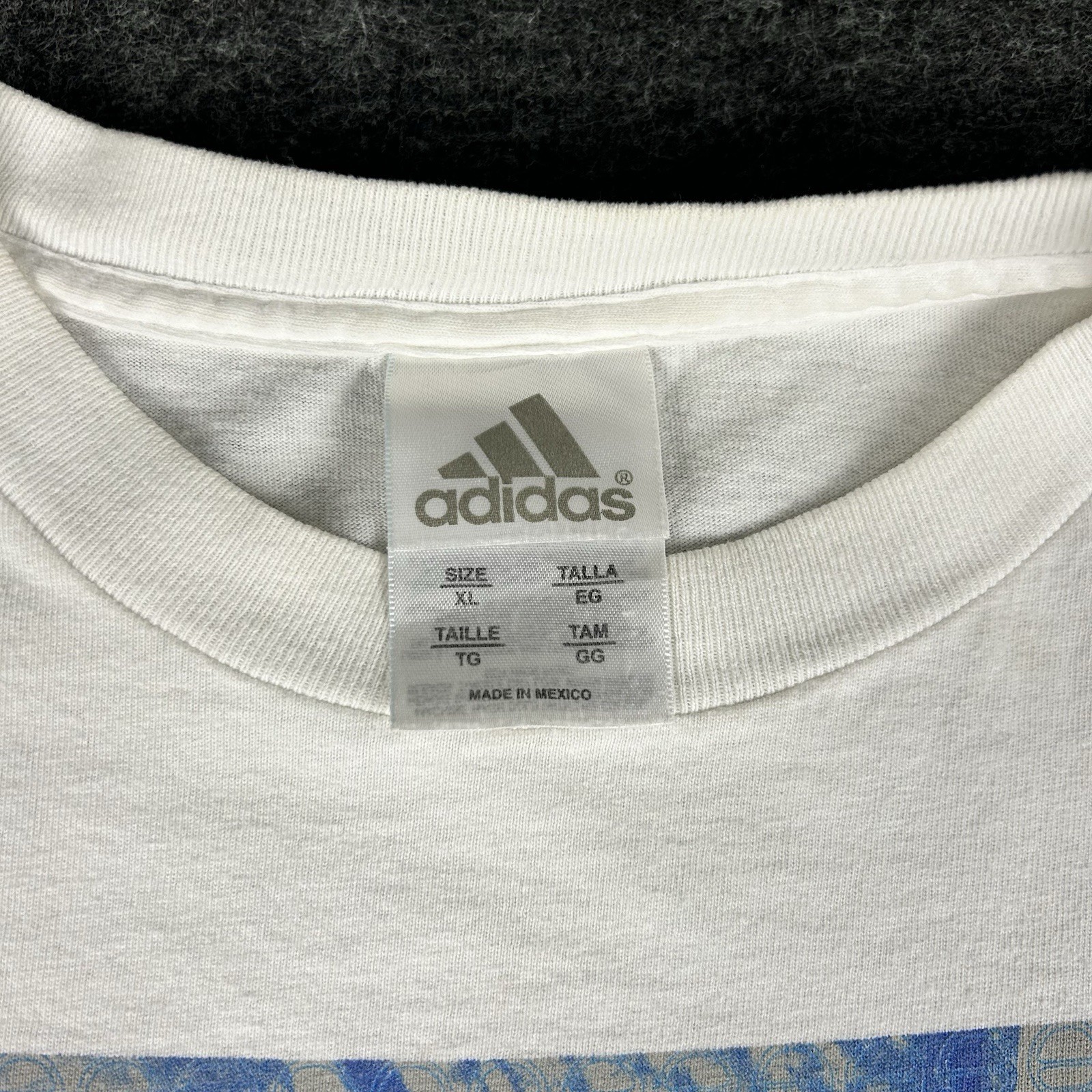 Vintage Adidas Shirt Mens White XL Unstoppable Finish Line Promo Graphic Tee 00s