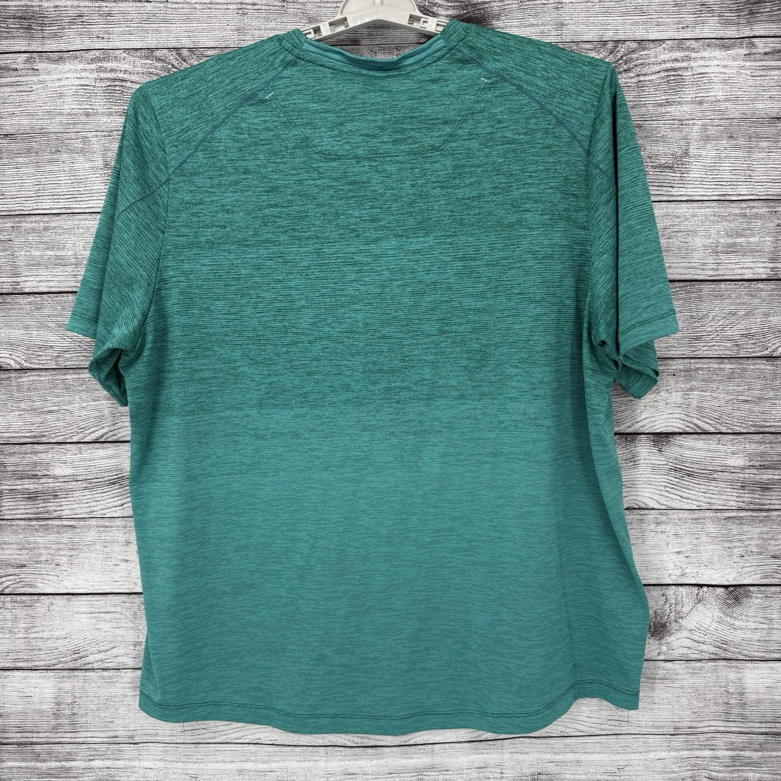 Tommy Bahama IslandZone Shirt 2XL Teal Performance T-Shirt Lightweight Stretch