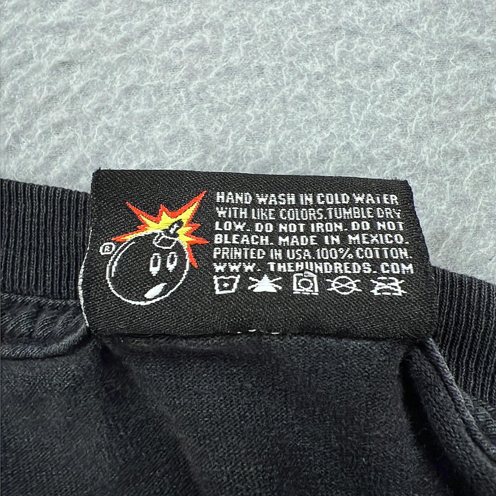 The Hundreds Shirt Mens Large Black Sexy Girl Graphic Bomb Logo Streetwear Skate