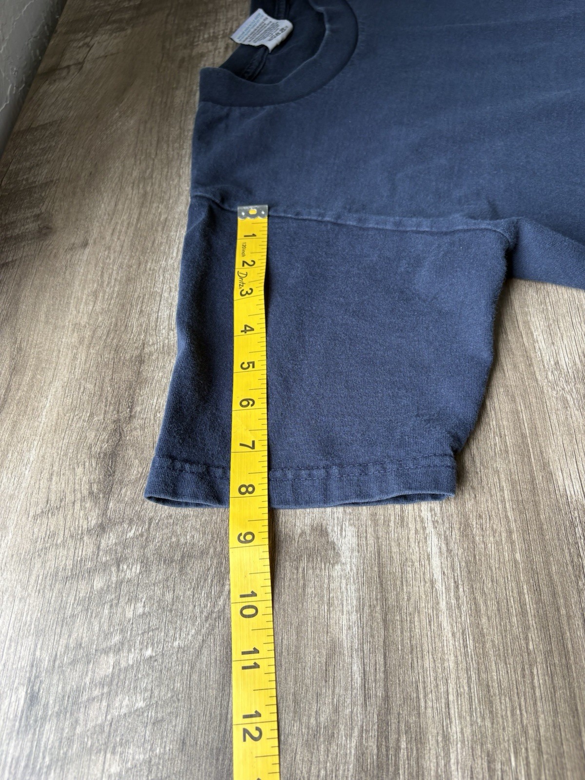 PRO Club Heavy Weight 100% Cotton Navy Blue Tee Size Small