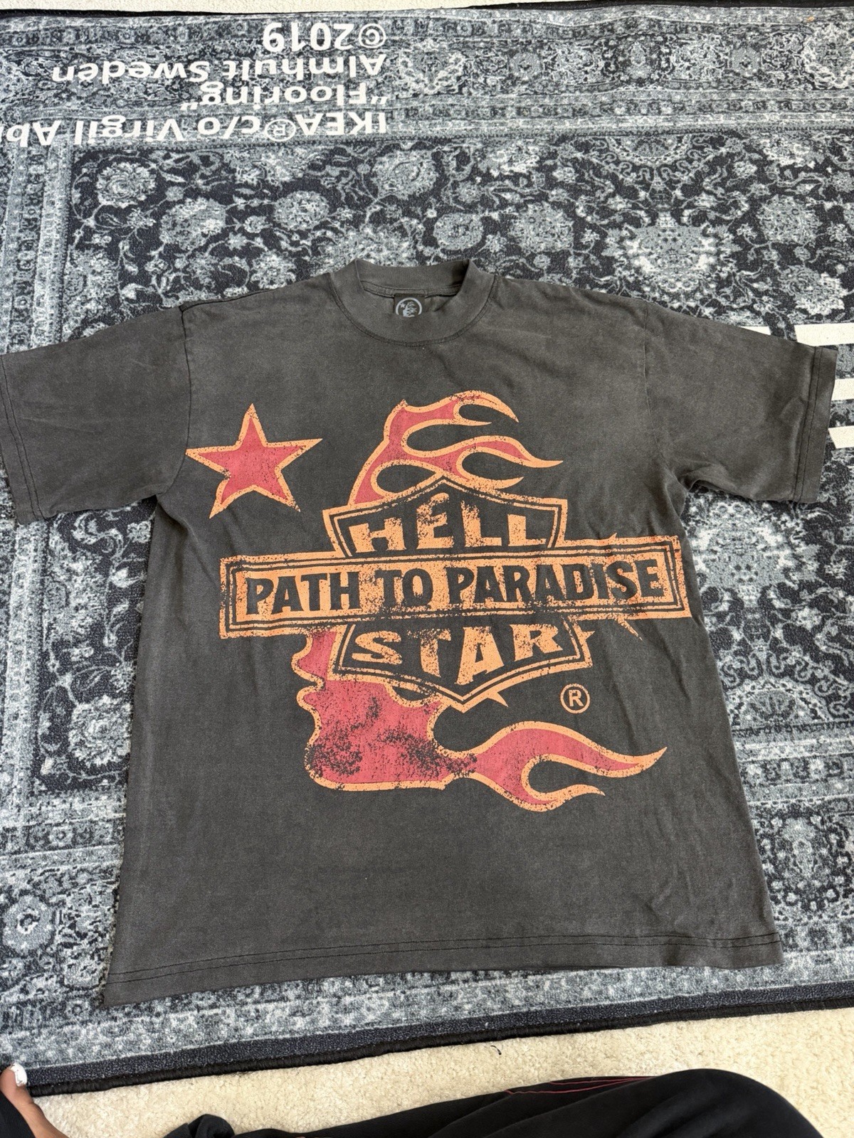 Hellstar Path to Paradise Tour Graphic T-Shirt Men’s Black Crew Neck M