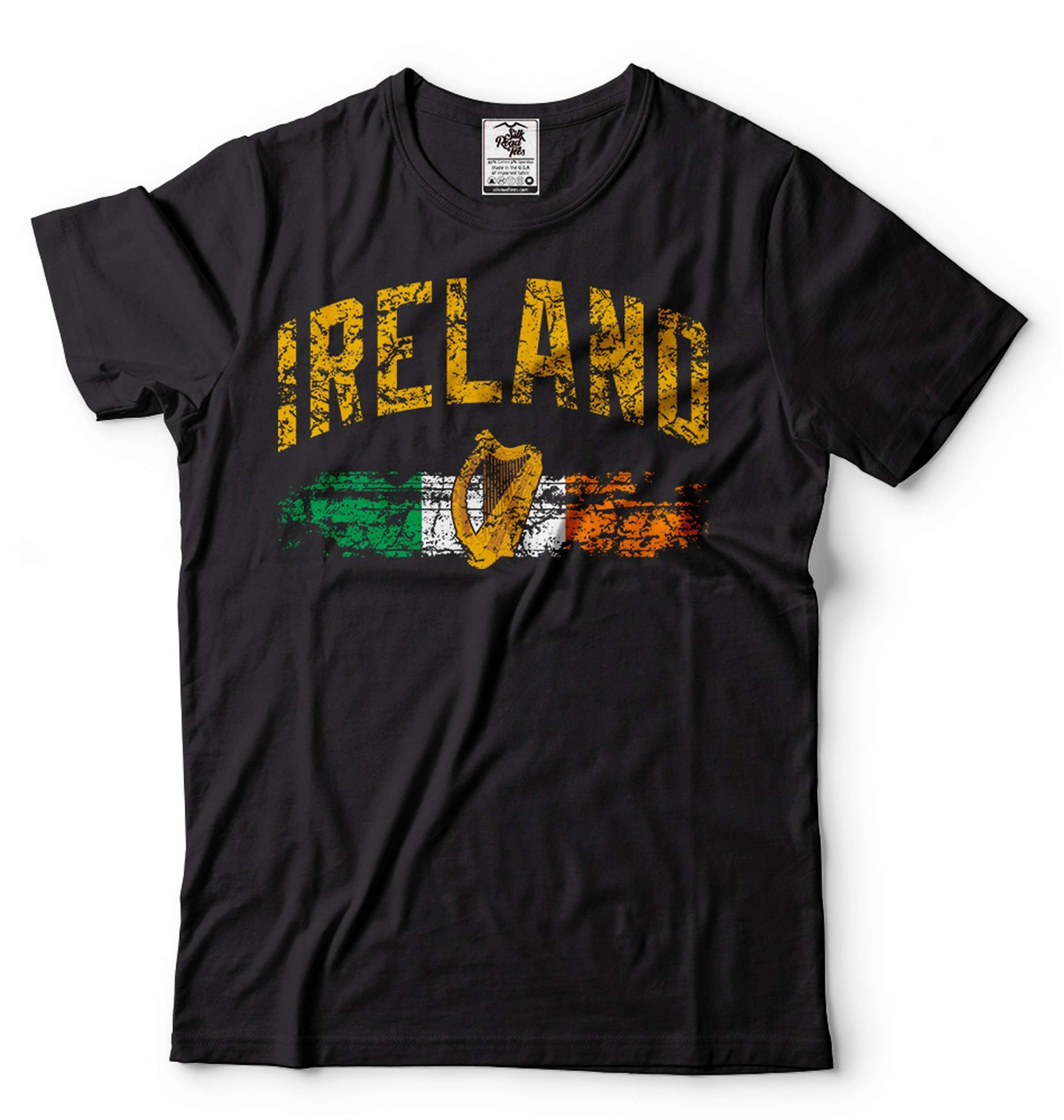 Mens Ireland Shirt Irish Patriotic Shirt Ireland National Flag Tee Irish Gifts