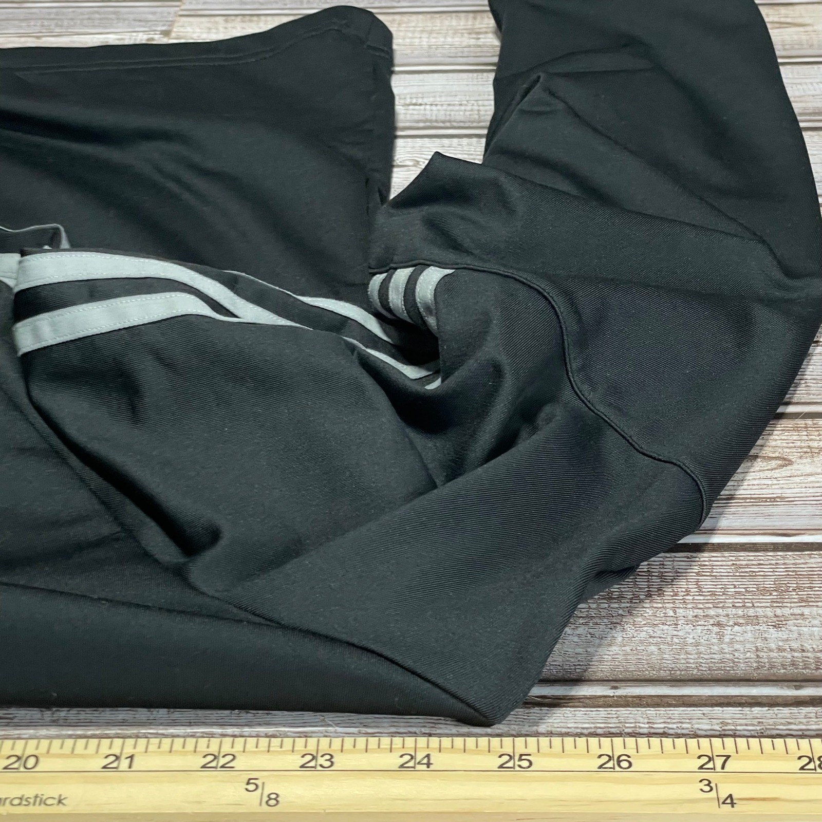 Adidas Men’s Pullover Black Gray 1/4 Zip Long Sleeve Athletic Golf Size Large