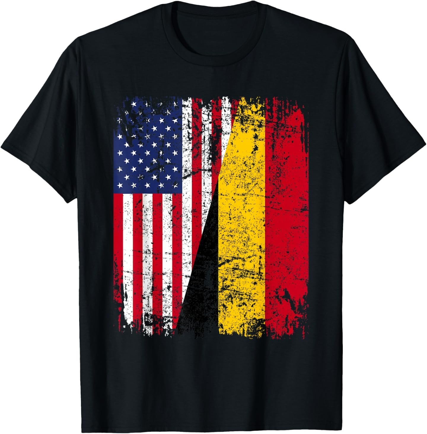 BELGIAN American Flag | Men Women Kids | BELGIUM T-Shirt