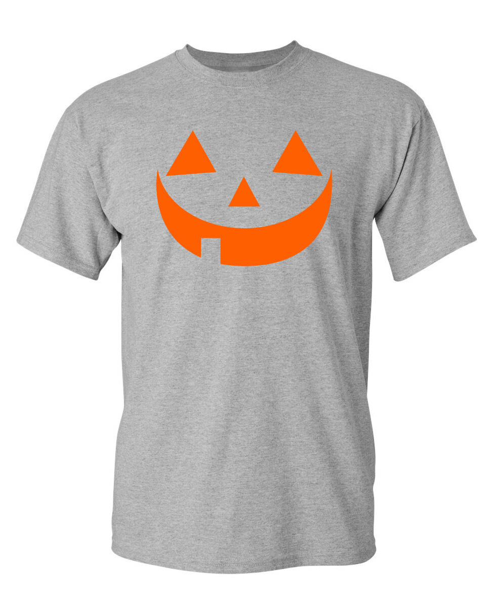 Halloween Face Sarcastic Humor Graphic Super Soft Ring Spun Funny T Shirt