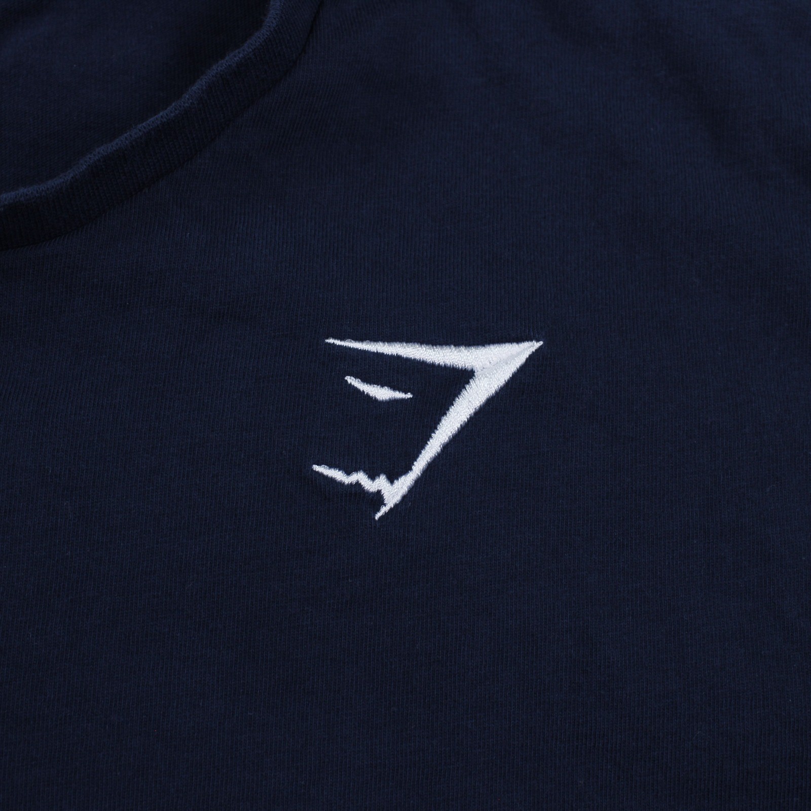 Gymshark Men’s Navy Blue Essential T-Shirt – Size M – 100% Cotton
