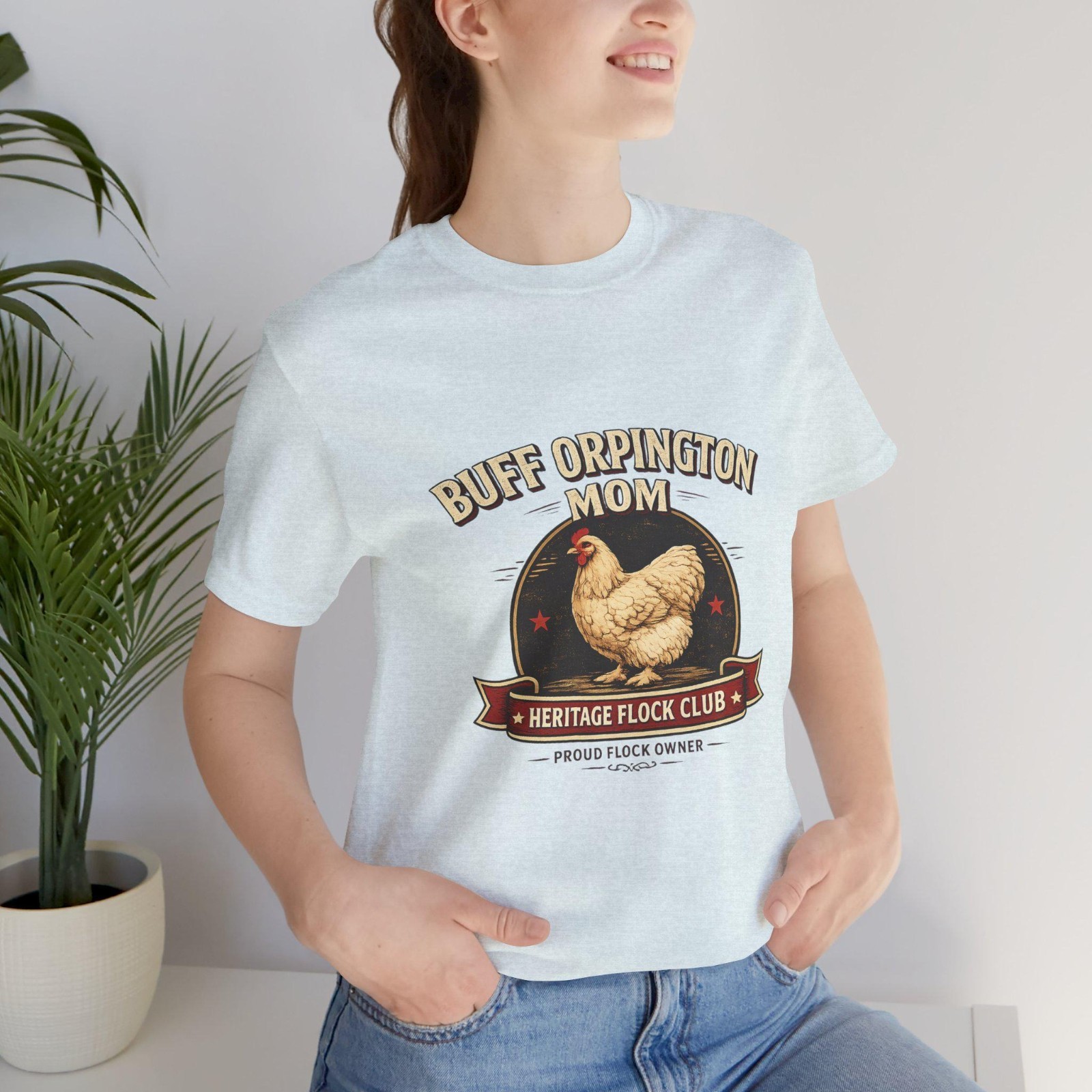 Buff Orpington Mom Shirt, Silkie Chicken Shirt, Backyard Chicken Keeper T-Shirt