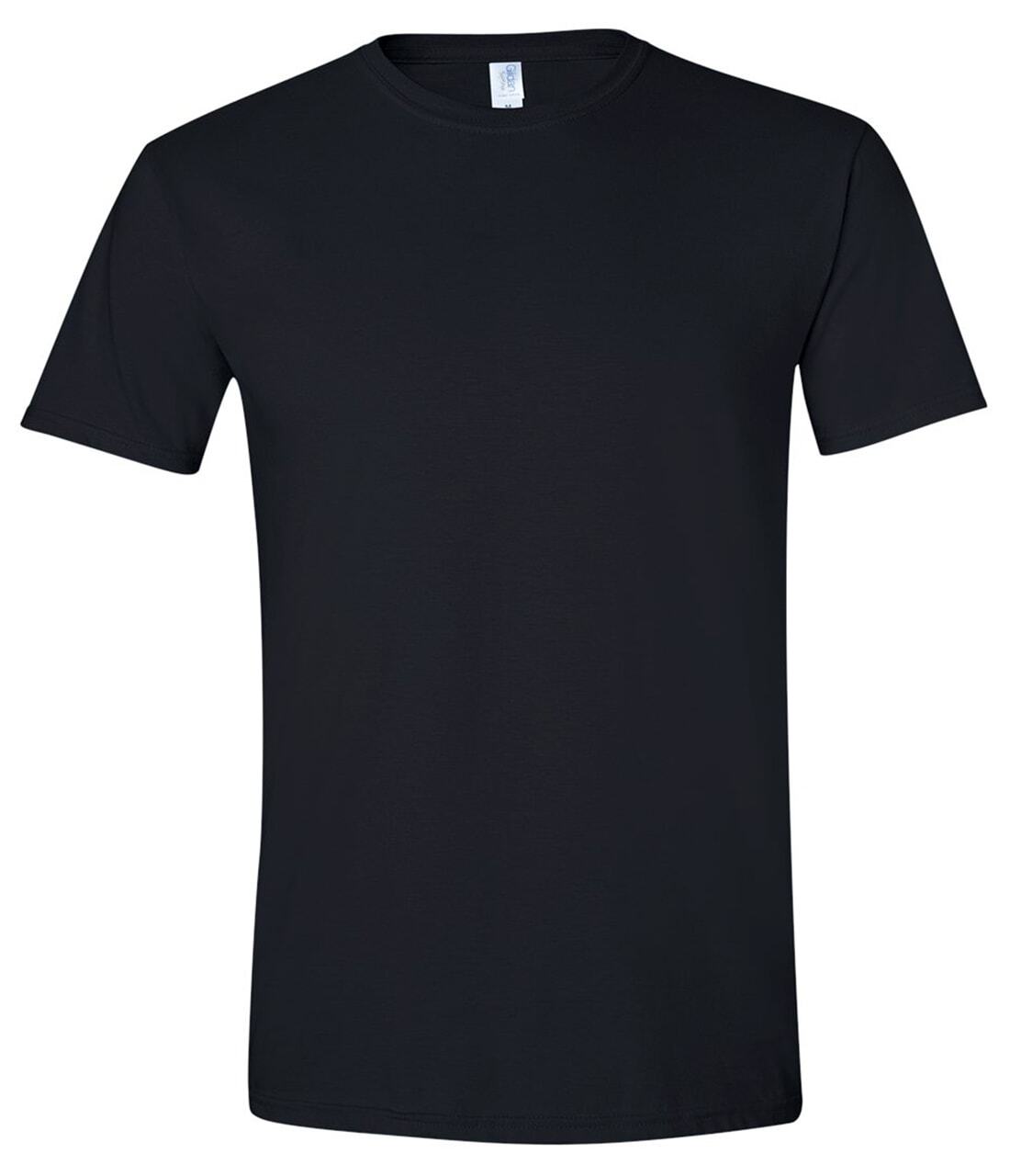 Gildan Softstyle T-Shirt, 64000, 100% cotton, Black, different sizes