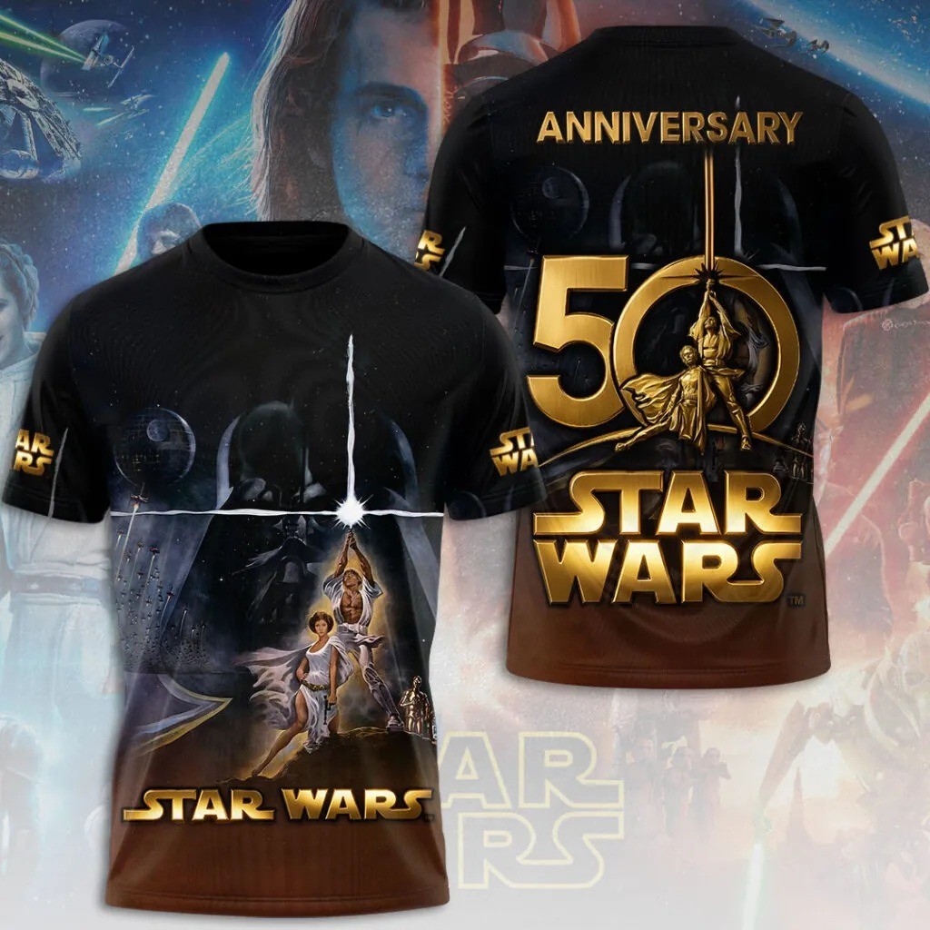 Star Wars 50th Anniversary A New Hope T-shirt Size XS-6XL