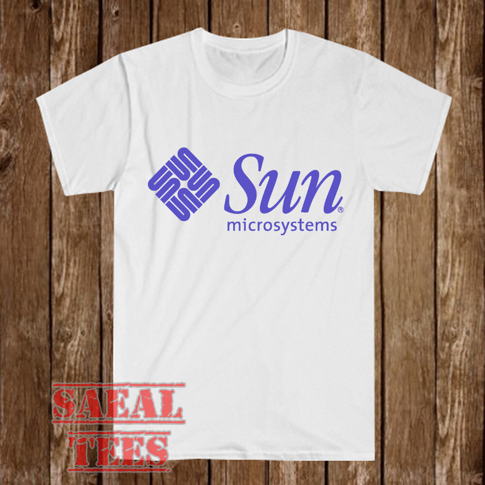 Sun Microsystems Company Men’s White T-Shirt Size S-5XL