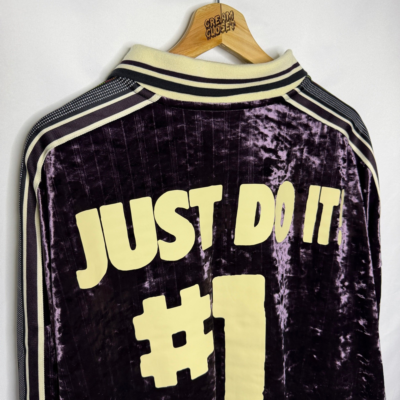 Cactus Plant Flea Market CPFM Nike Air Just Do It Soccer Jersey Burgundy Ash L