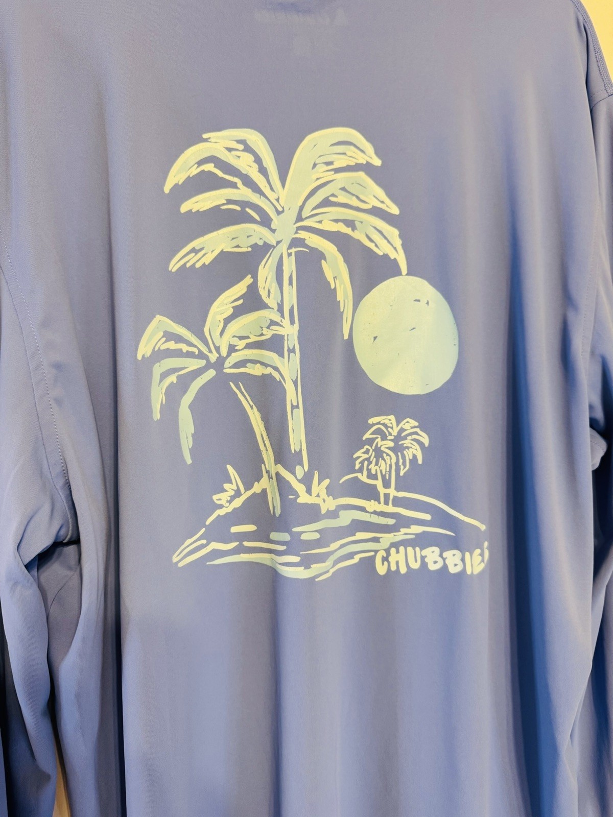Chubbies “The Weekend Has Arrived” Long Sleeve Performance Shirt – Blue (XXL)