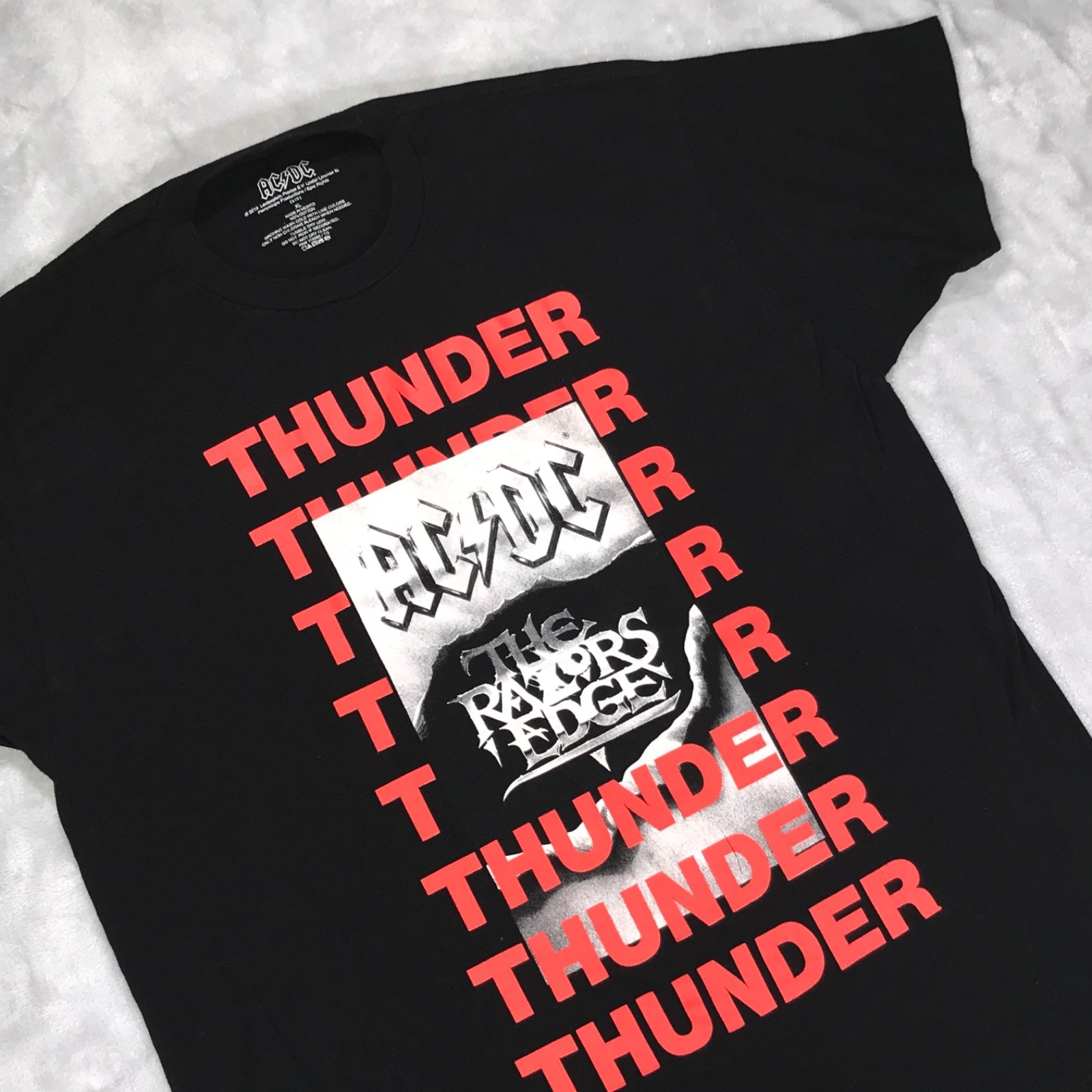 2019 AC/DC The Razors Edge Thunder Struck HeavyMetal Rock (XL) T-Shirt