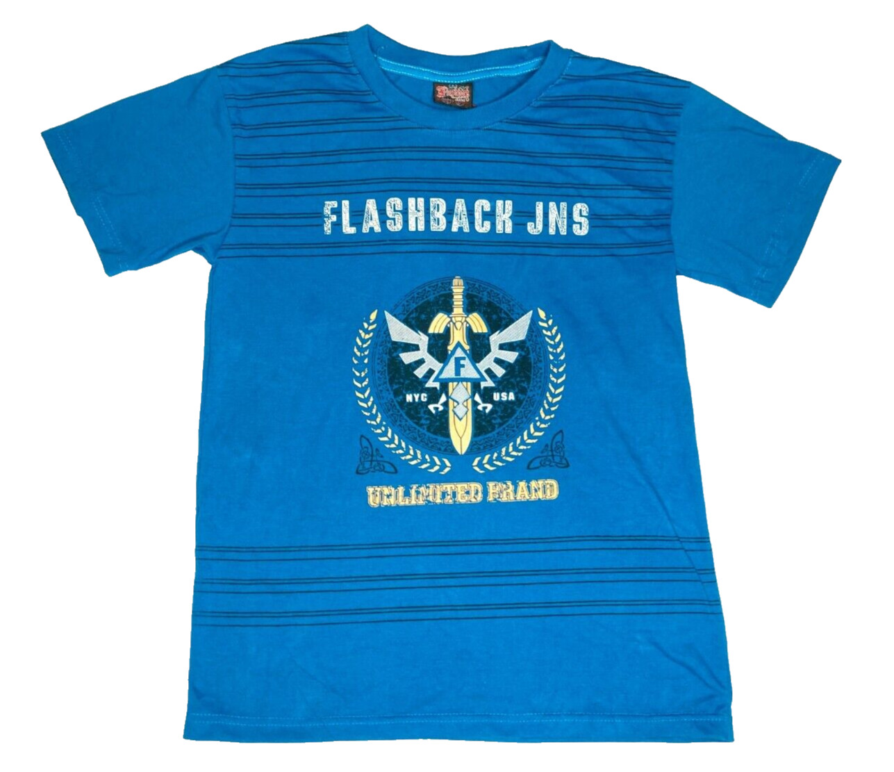 RARE Y2K Flashback Jeans Unlimited Designer Zelda Master Sword T-Shirt – S