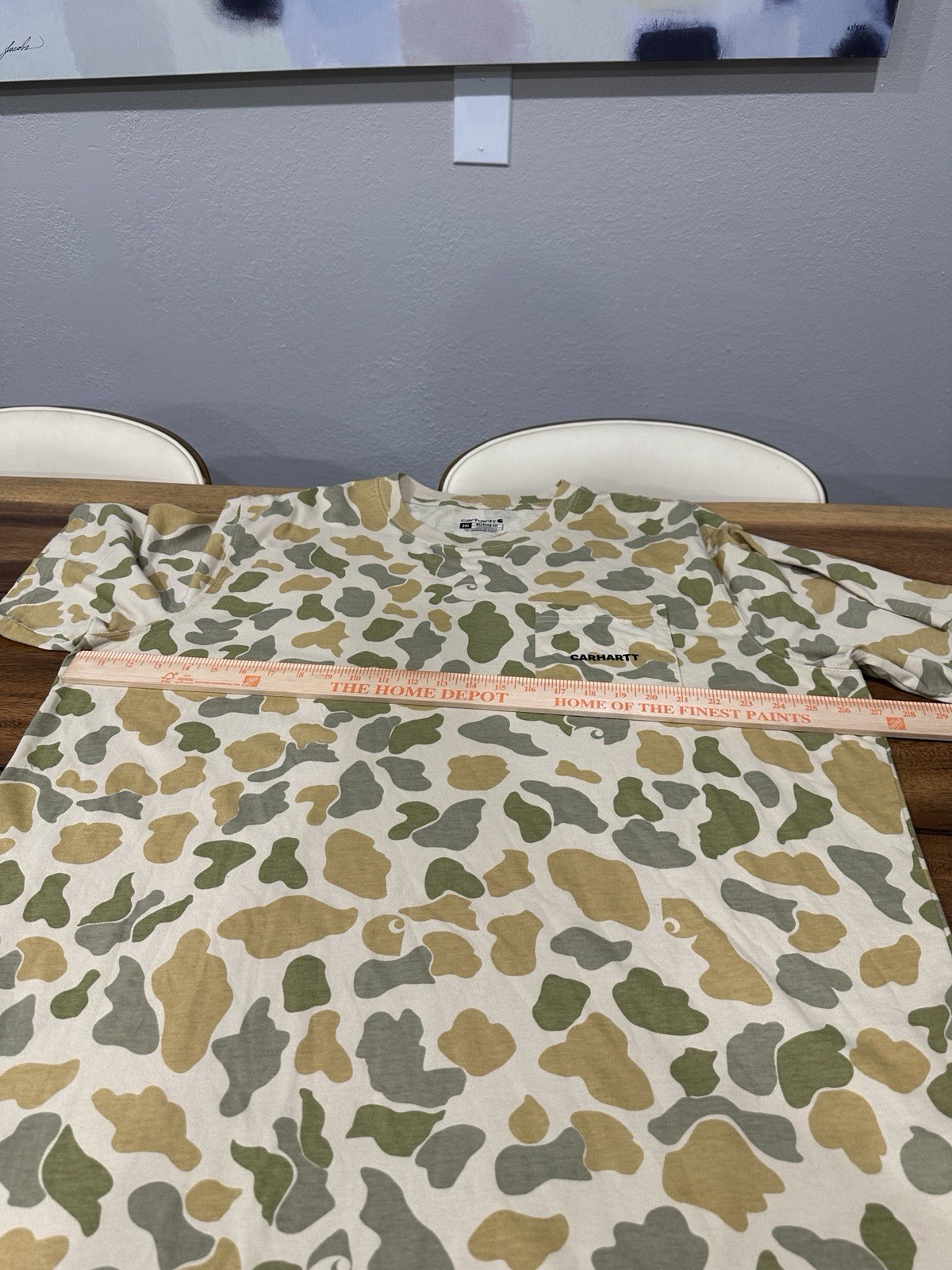 Carhartt Relaxed Fit Men’s 2XL Beach Sigature Camo Pocket Cotton T-Shirt