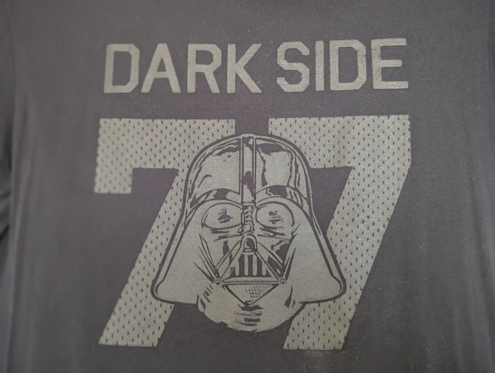 Star Wars Darth Vader Dark Side 77 T-shirt Mens XL Black Graphic S/S Cotton