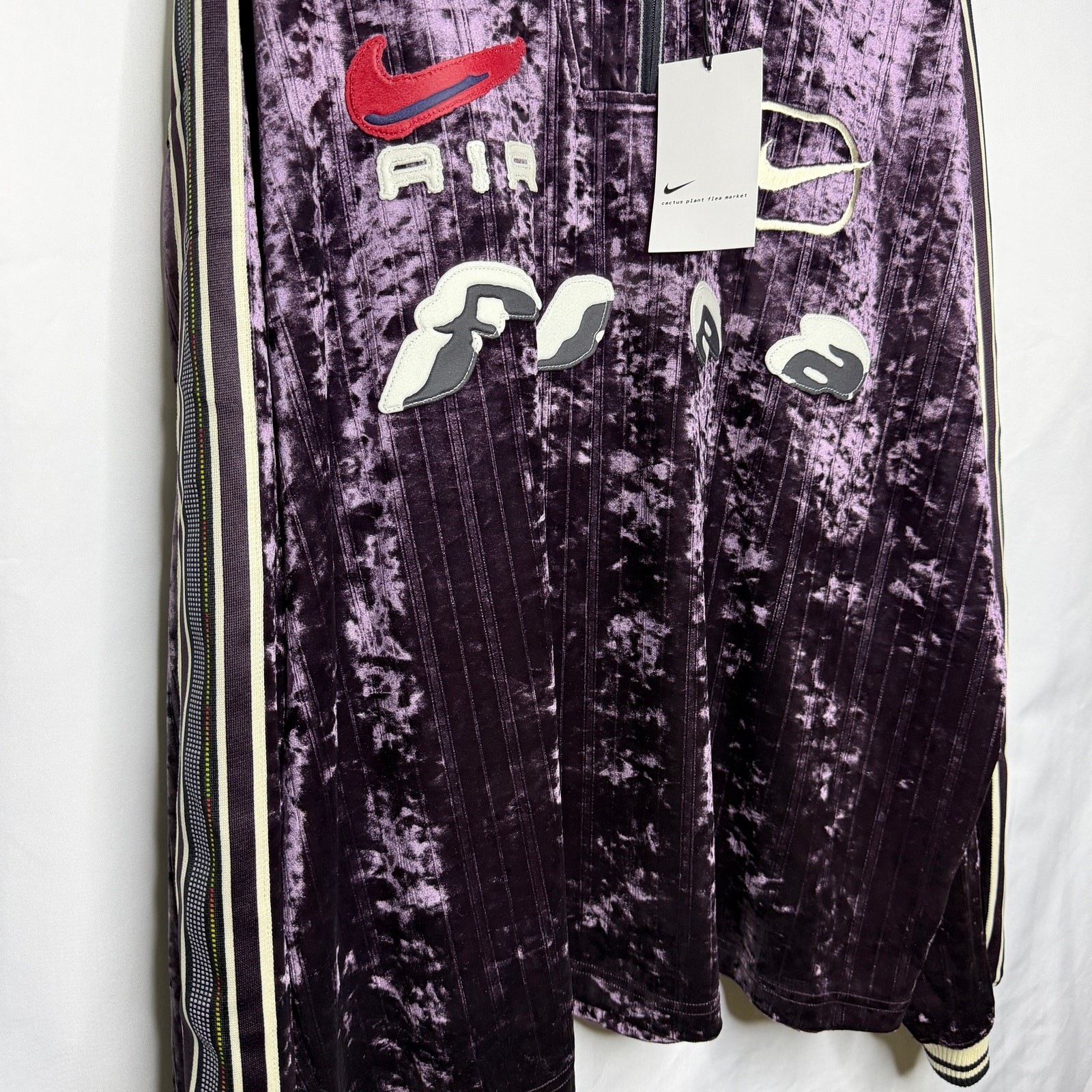 Cactus Plant Flea Market CPFM Nike Air Just Do It Soccer Jersey Burgundy Ash L