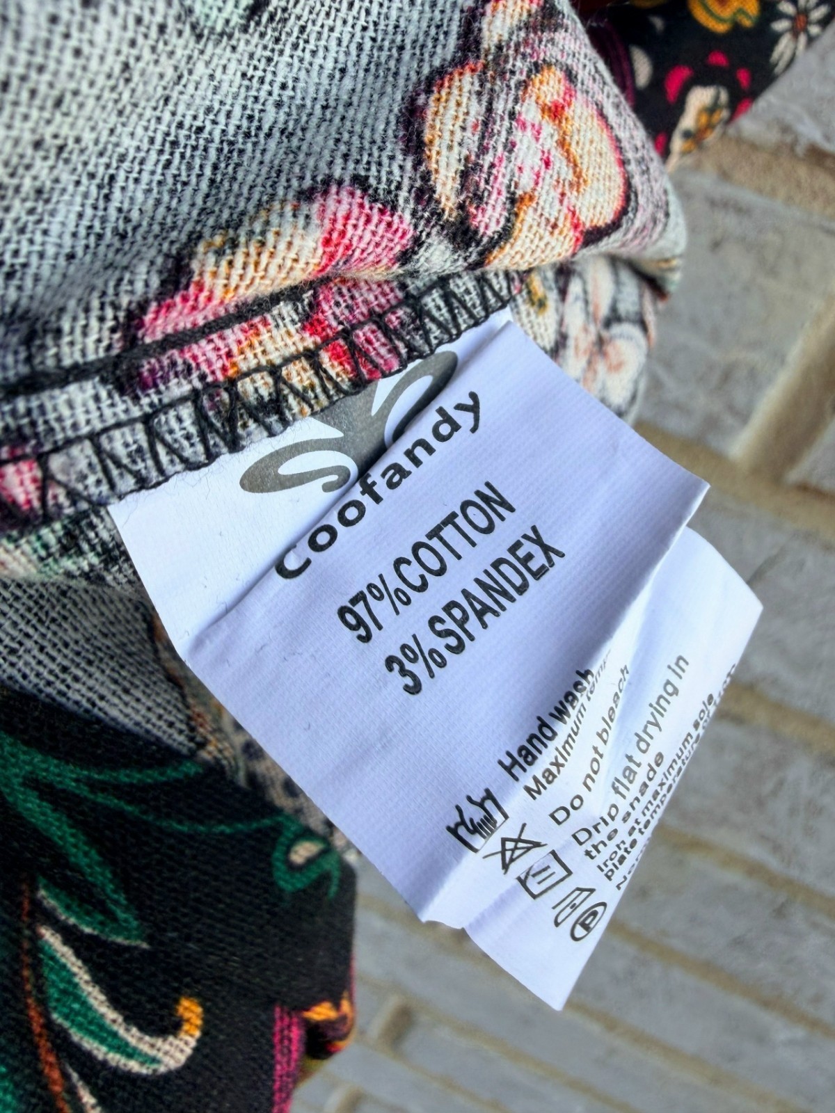 COOFANDY Sleeveless Lacing V-Neck Multicolor Paisley Tunic Tank Top Size XXXL