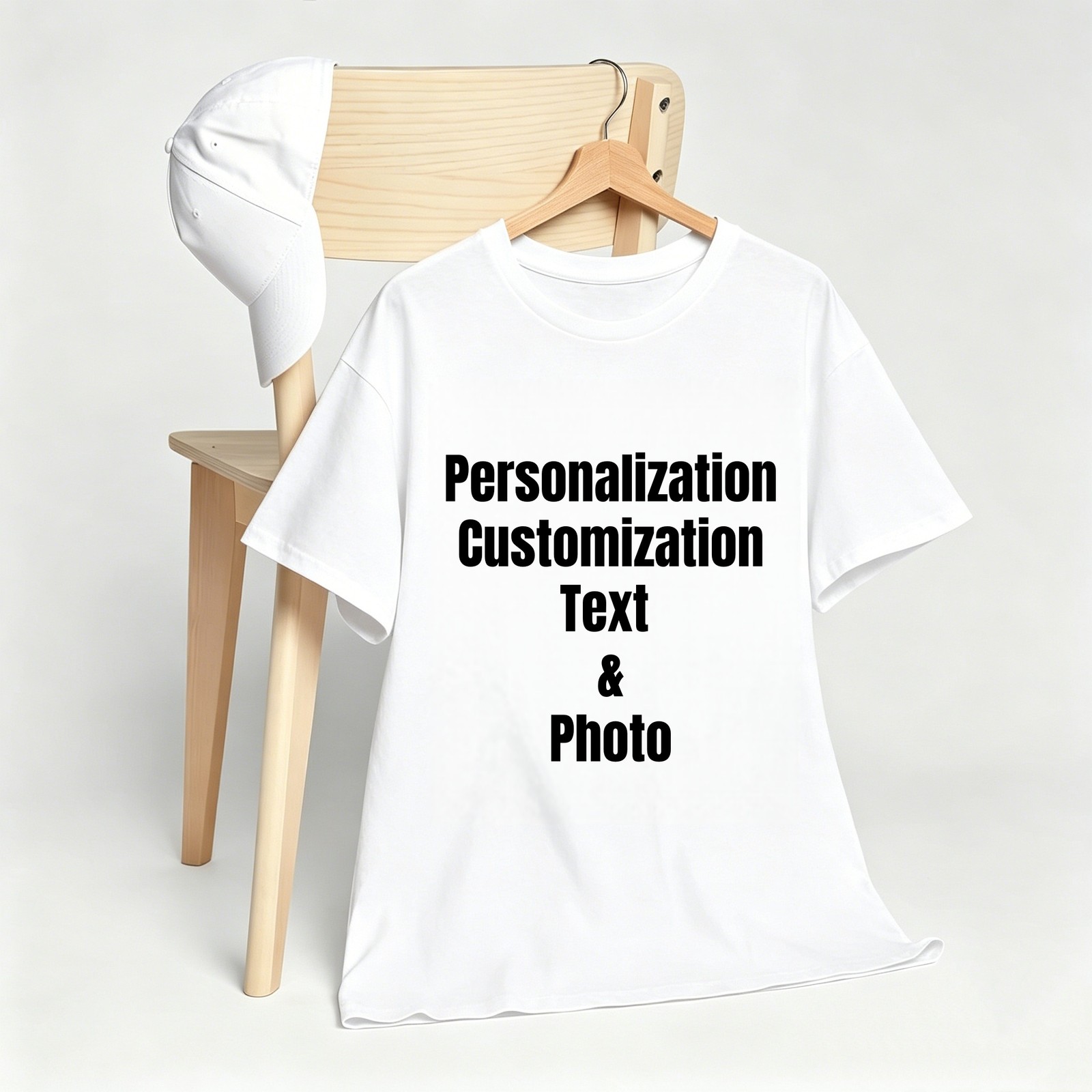 Personalized Printed Name Picture Tshirt Unique Father’s Day Present For Father