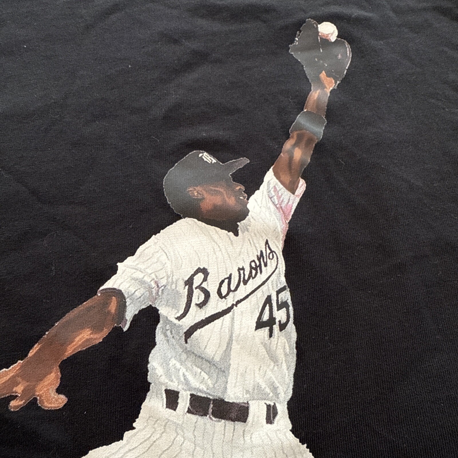 Jordan Shirt Mens Medium Black Birmingham Barons Jumpman Logo Air Baseball