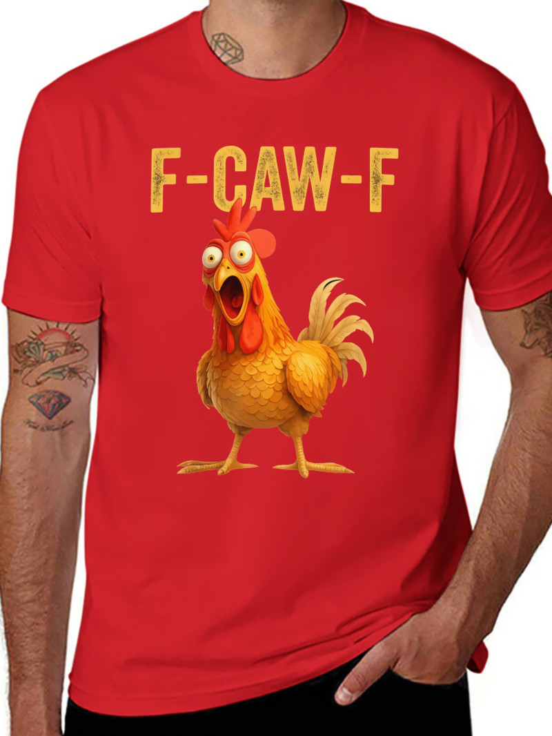 Cotton Unisex Funny F-Caw-F Chicken shirts, FCAWF Chicken T-Shirt