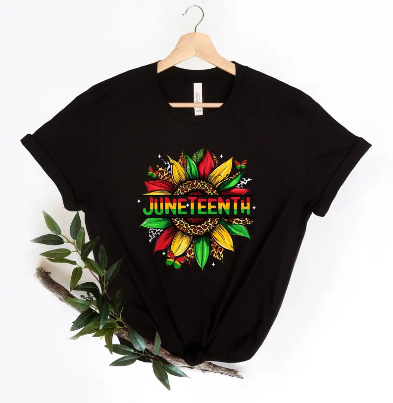 We Rise Black History Shirt African Pride Juneteenth 1865 Tee