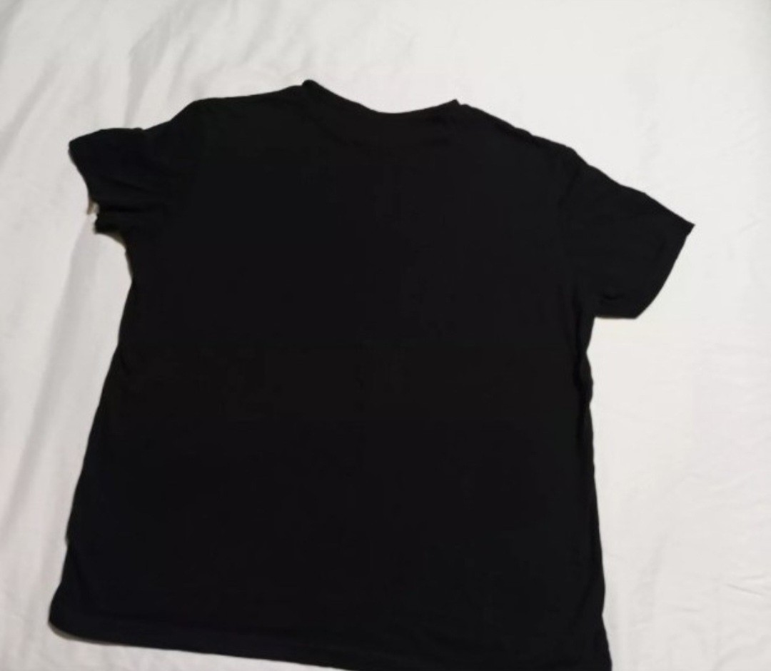 Men’s Black Basic T-shirt Size XXL Colorful Fun Summer Vibe Outfit