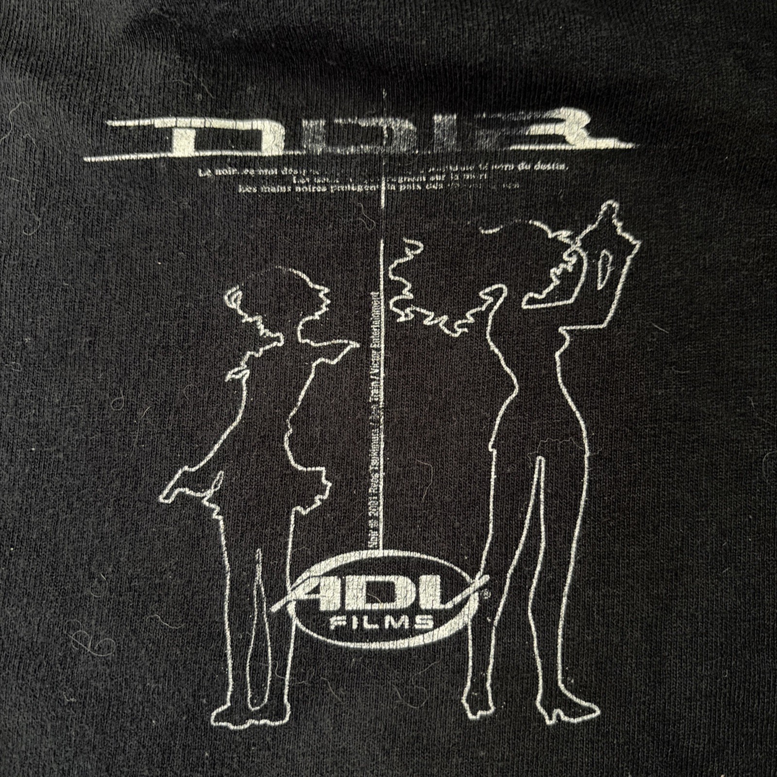 Vintage Noir Anime T Shirt Ryoe Tsukimura Manga Tee 2001 XL Akira Rare ADV Films
