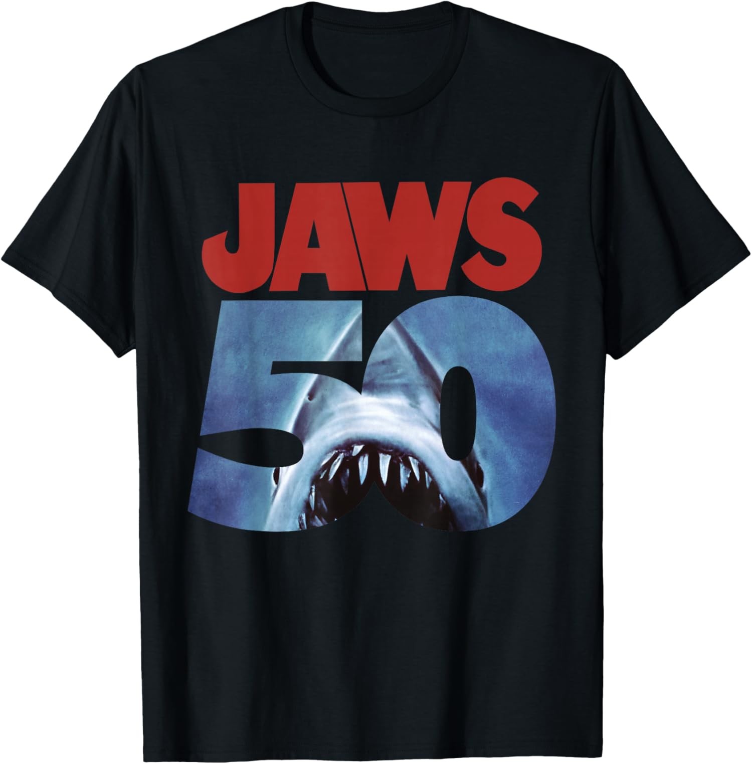 Jaws 50th Anniversary Movie Gift Retro Movie Fans Unisex T-Shirt