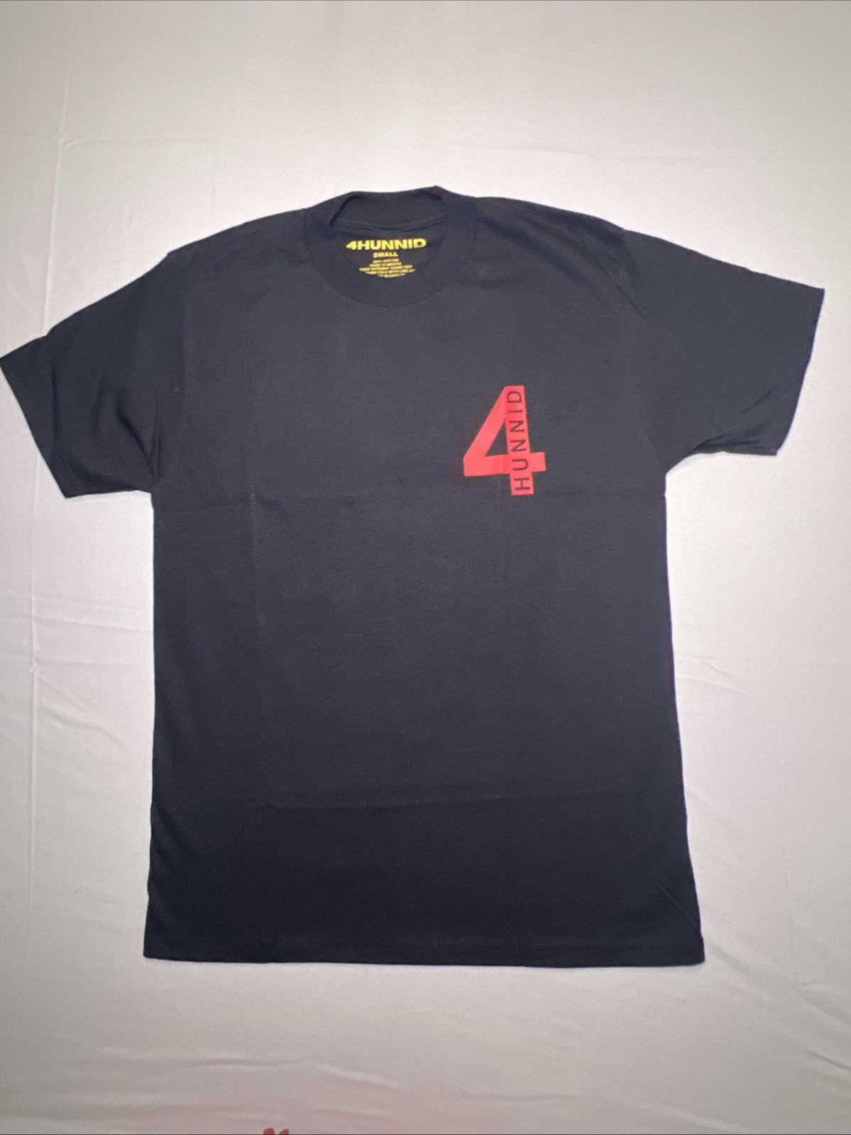 4Hunnid YG Men’s T-Shirt No Stress One Boo Short Sleeve Crewneck Tee SMALL NWOT