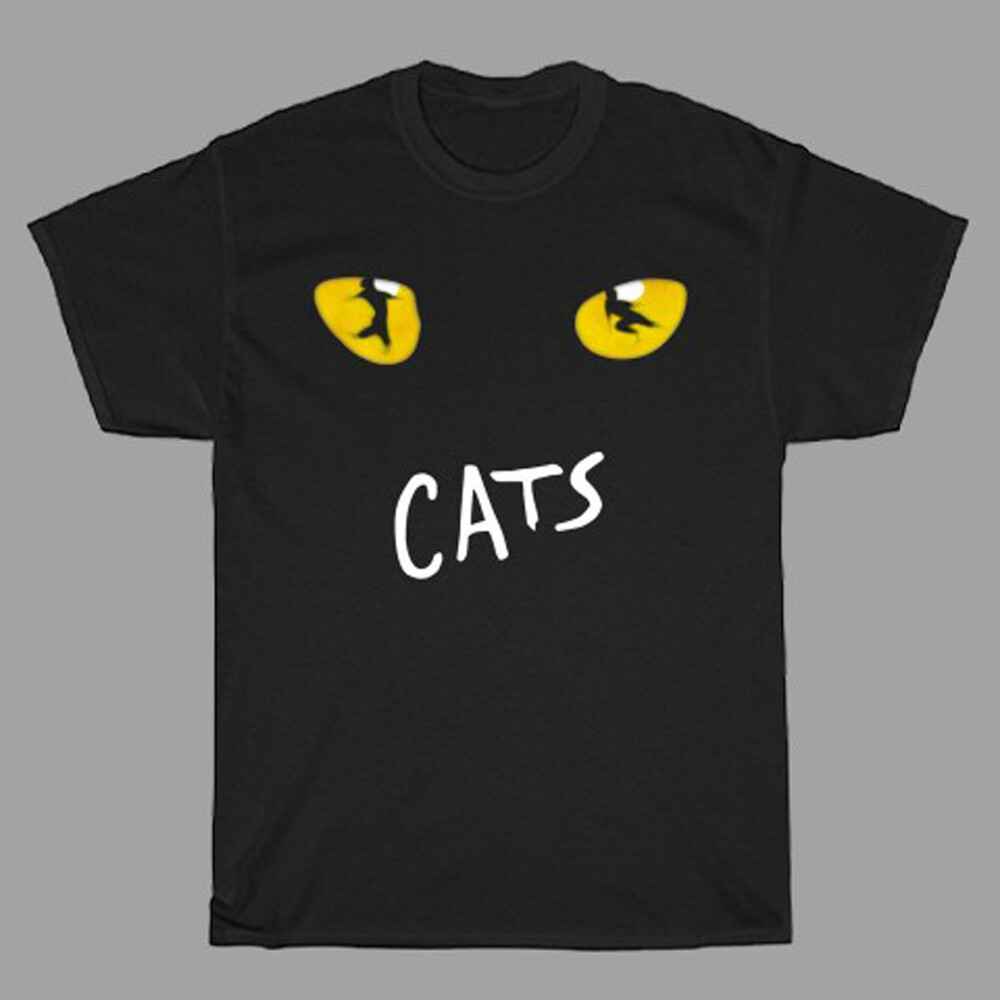 Cats Broadway Musical Show Men’s Black T-Shirt Size S to 5XL