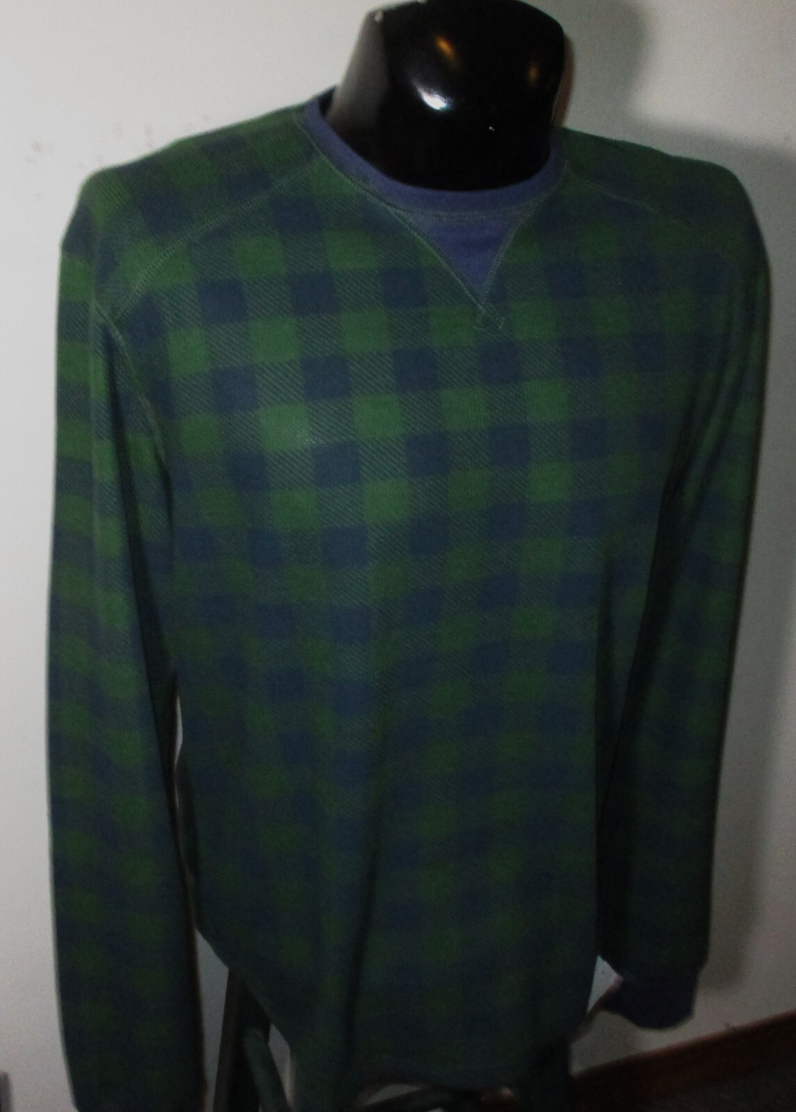 BEN SHERMAN Green Loungewear Long Sleeve Top Men’s Size XL NWT